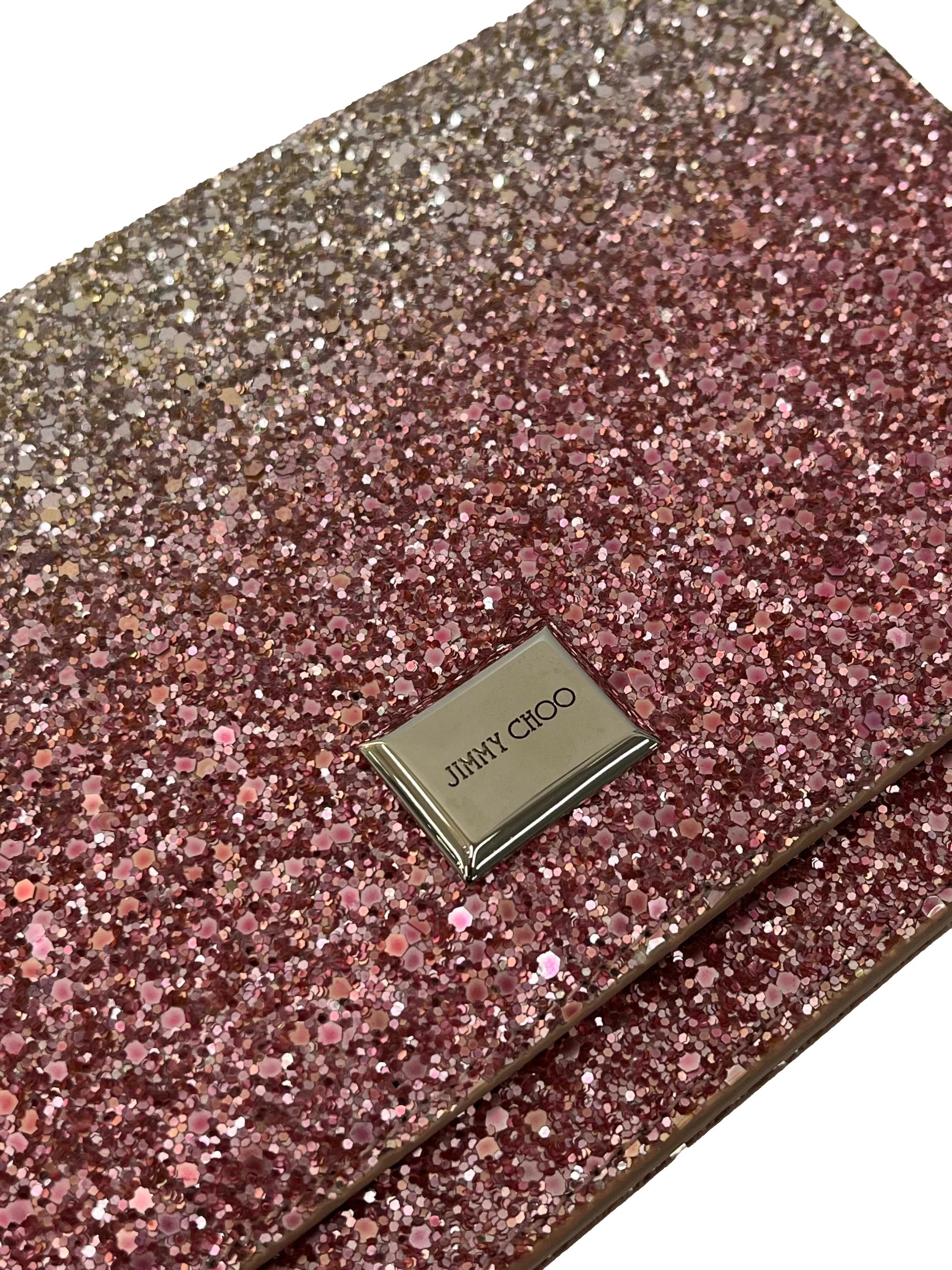 Pink Silver Glitter Crossbody Bag - Image 3