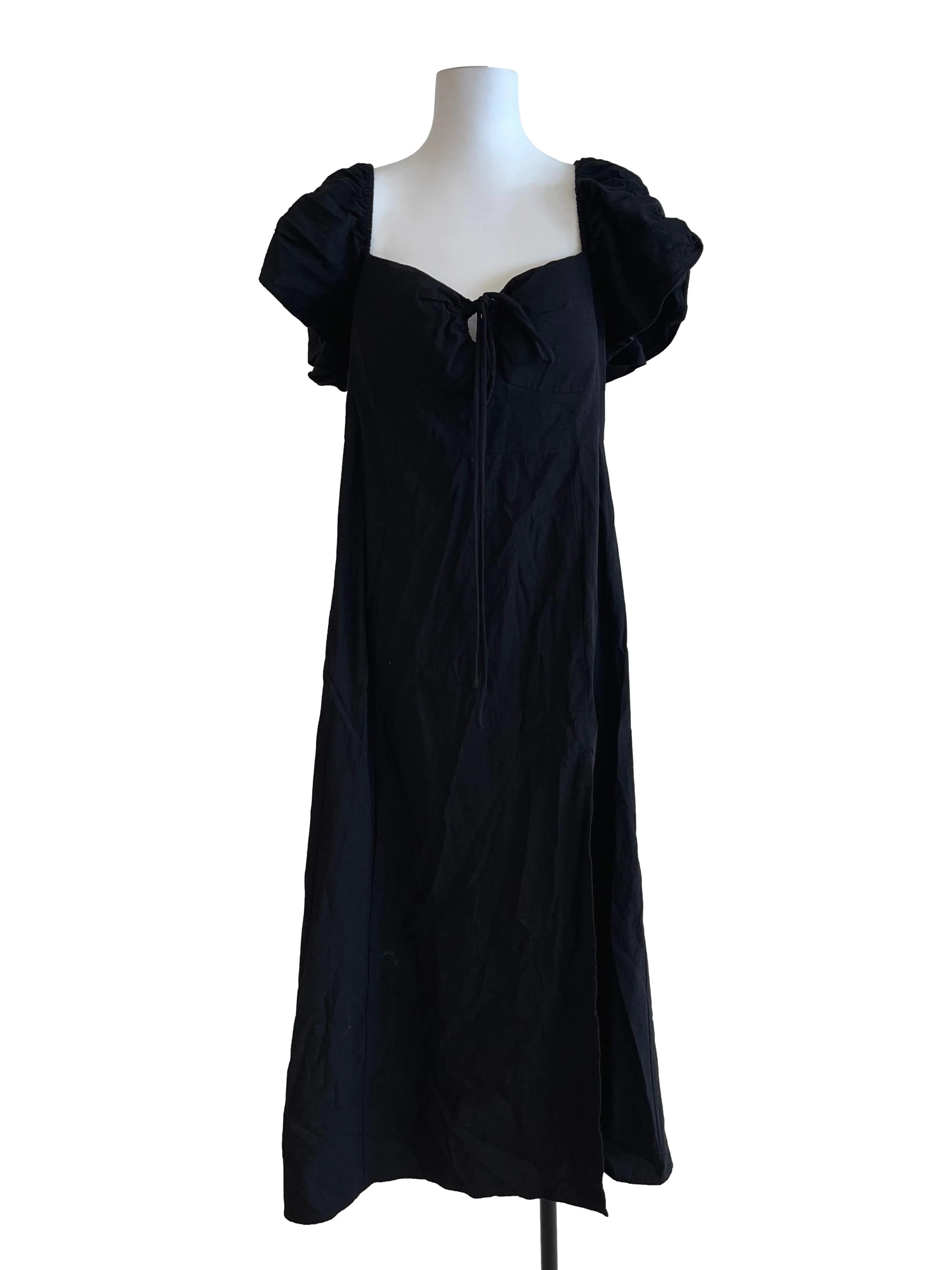 Pitch Black Sweetheart Dress