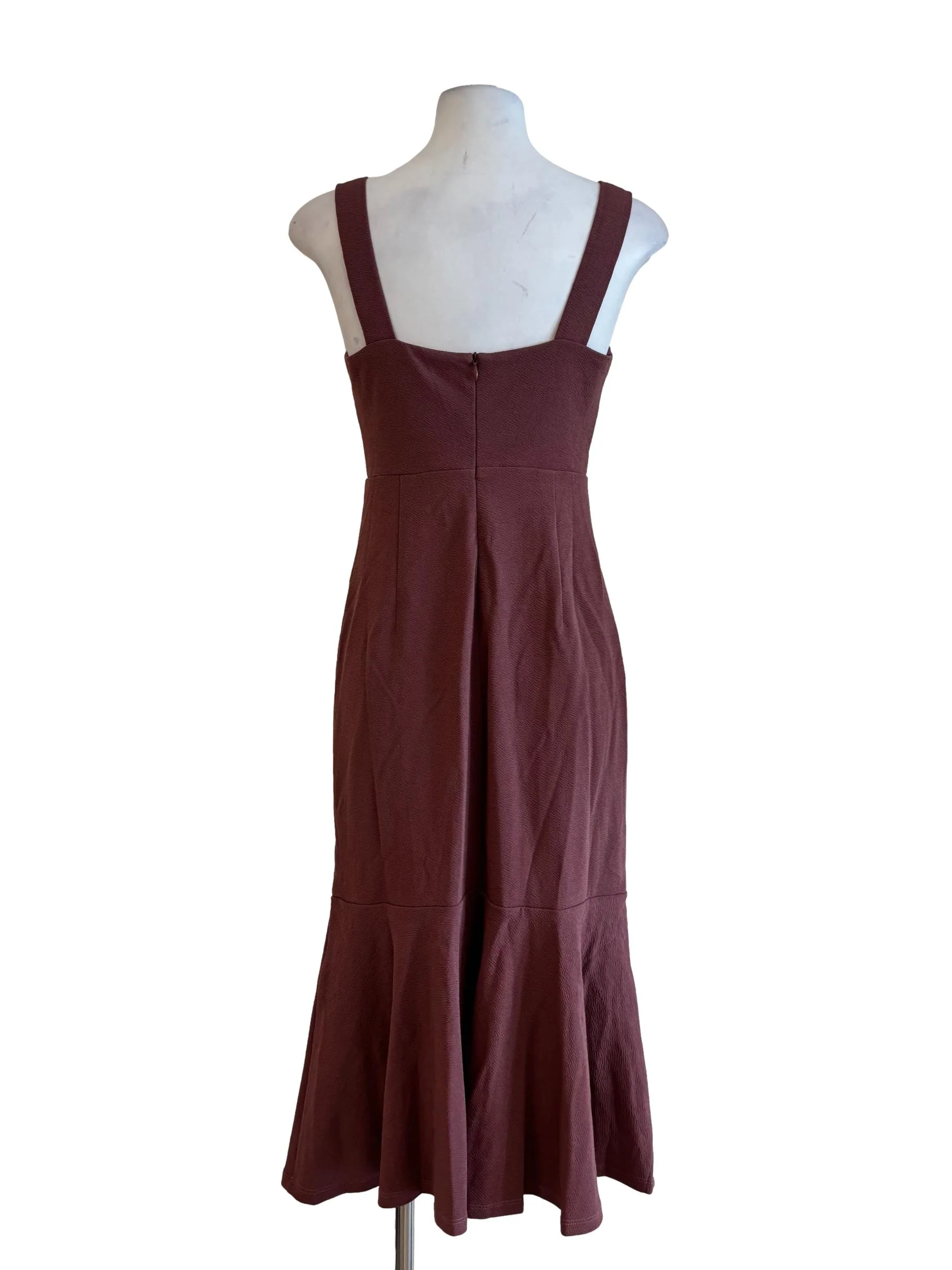 Plum Dropwaist Pencil Dress - Image 2