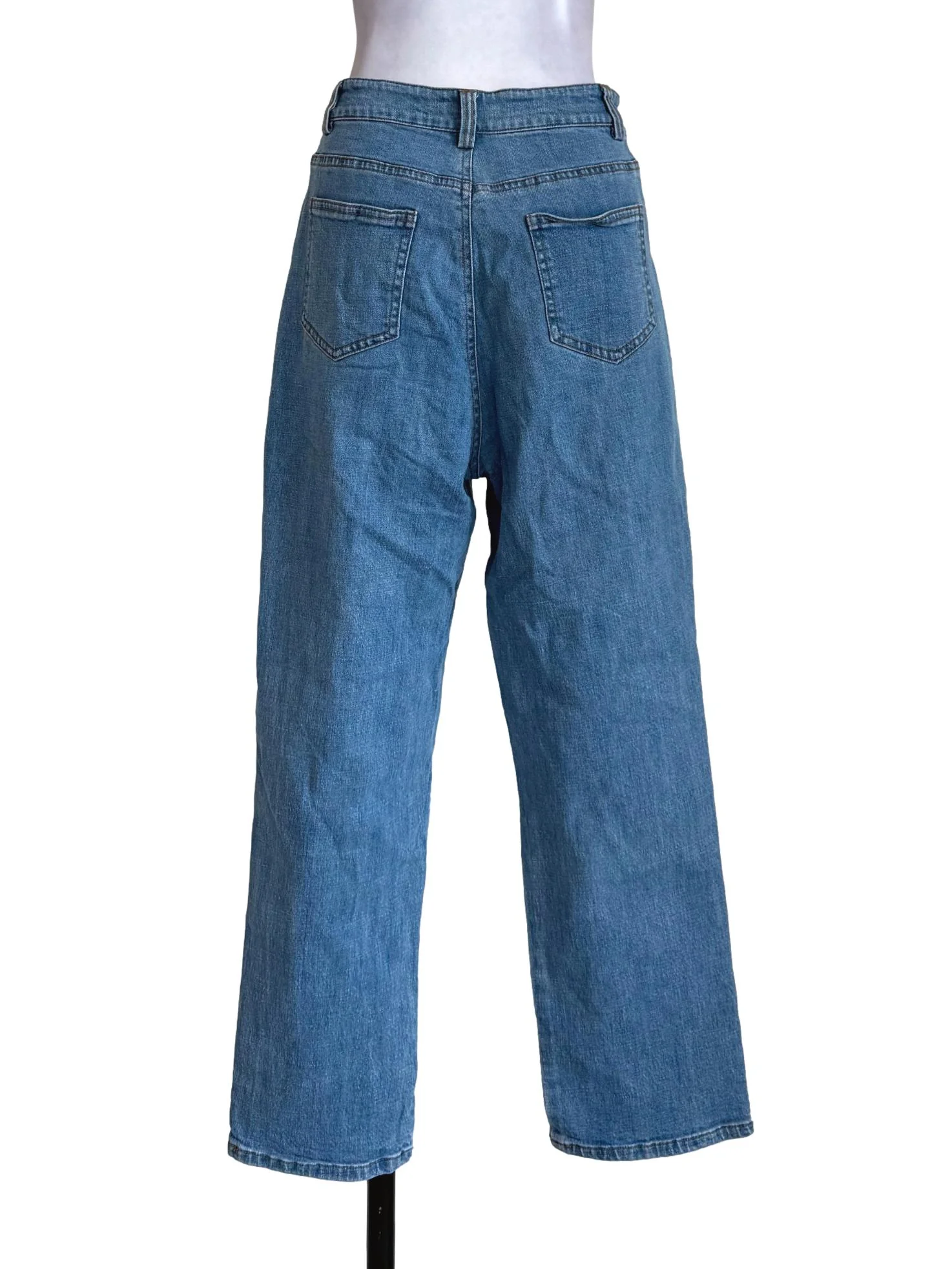 Pool Blue Straight Cut Jeans - Image 2