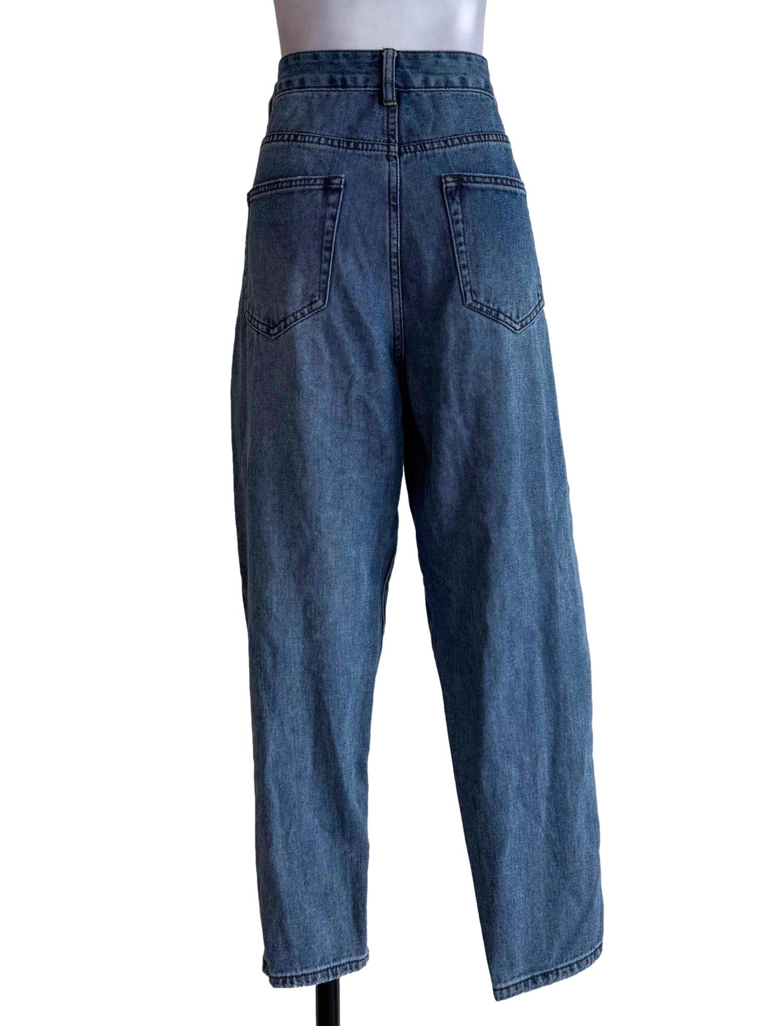 Pool Denim Blue Boot Cut Pants - Image 2