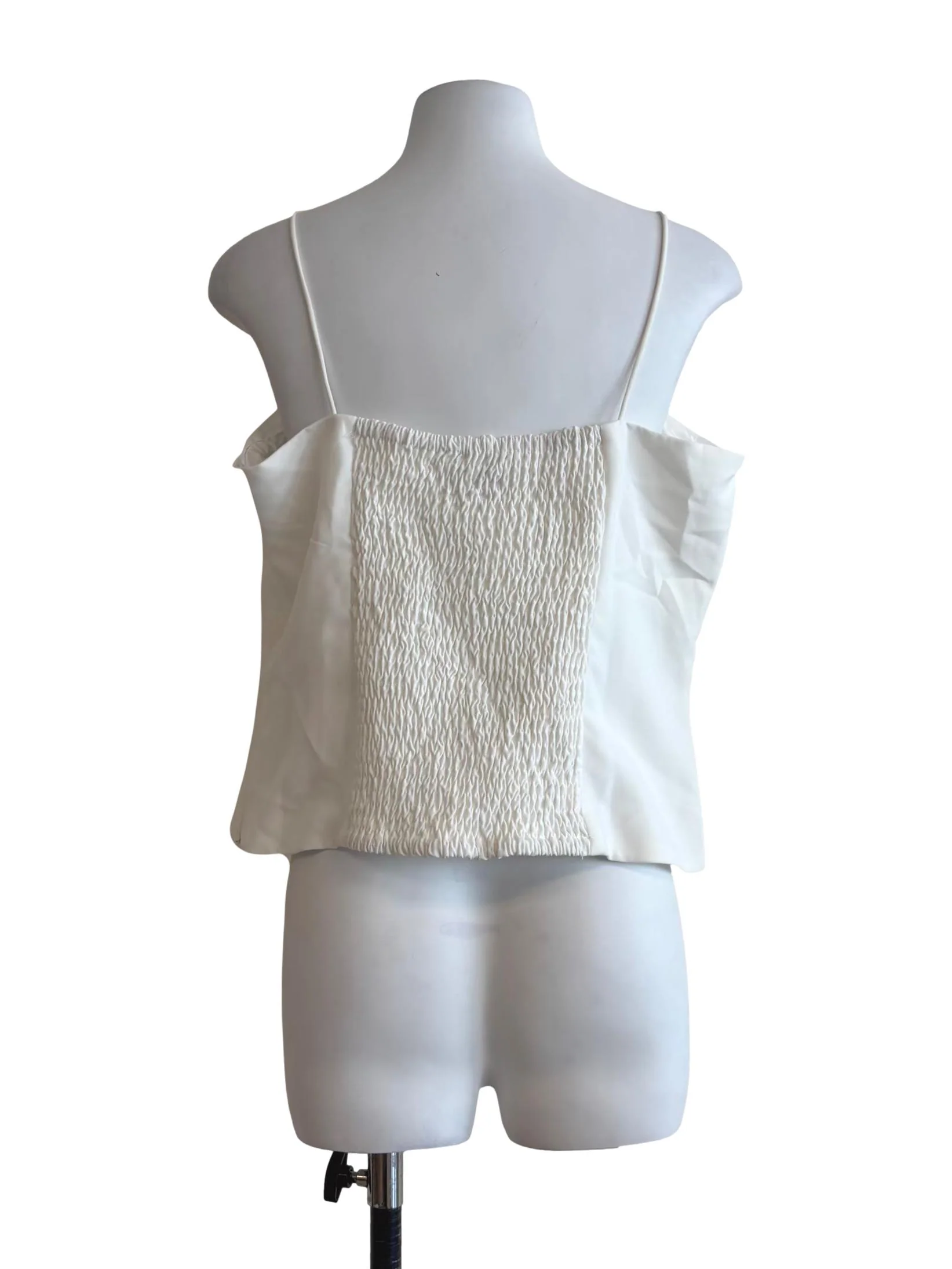Powder White Camisole Top - Image 2