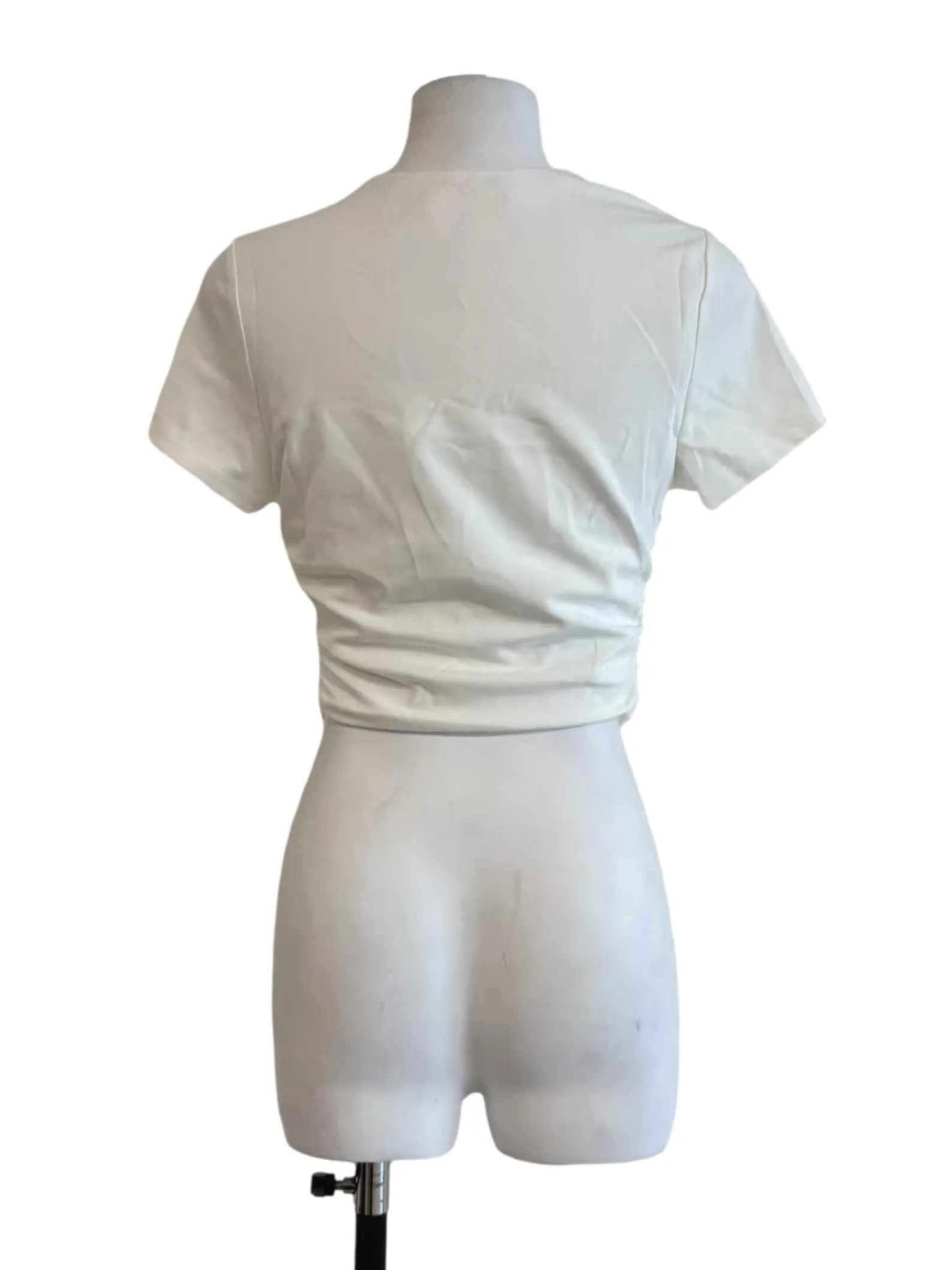 Powder White Padded Tank Top - Image 2