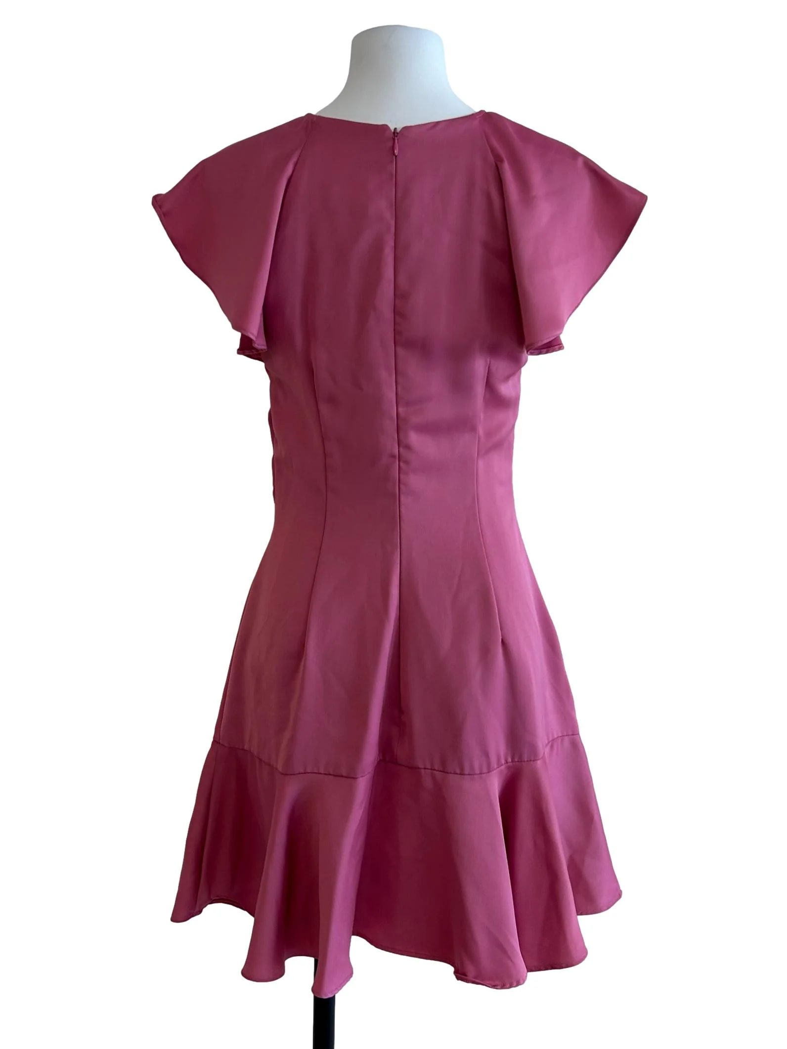 Punch Pink Flowy Dress - Image 2