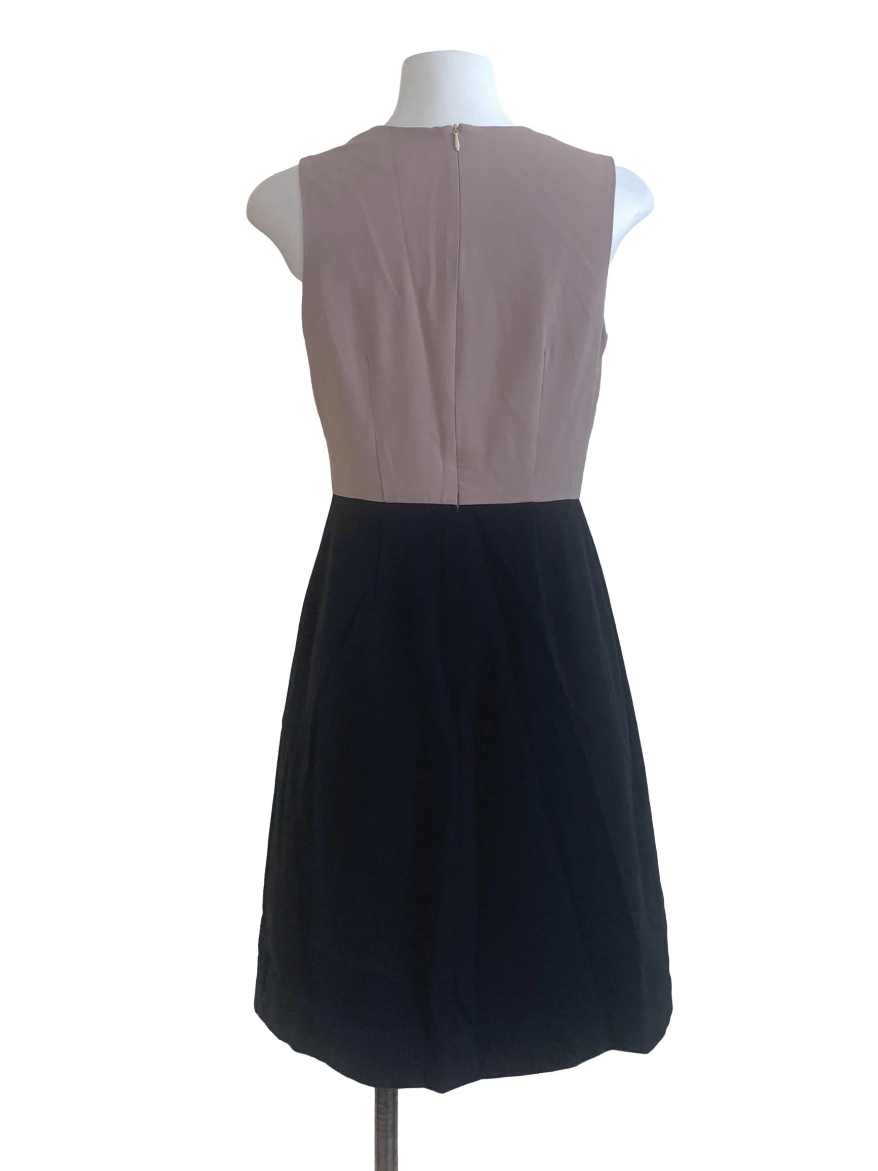 Purple Round Neck A-Line Dress LB - Image 2