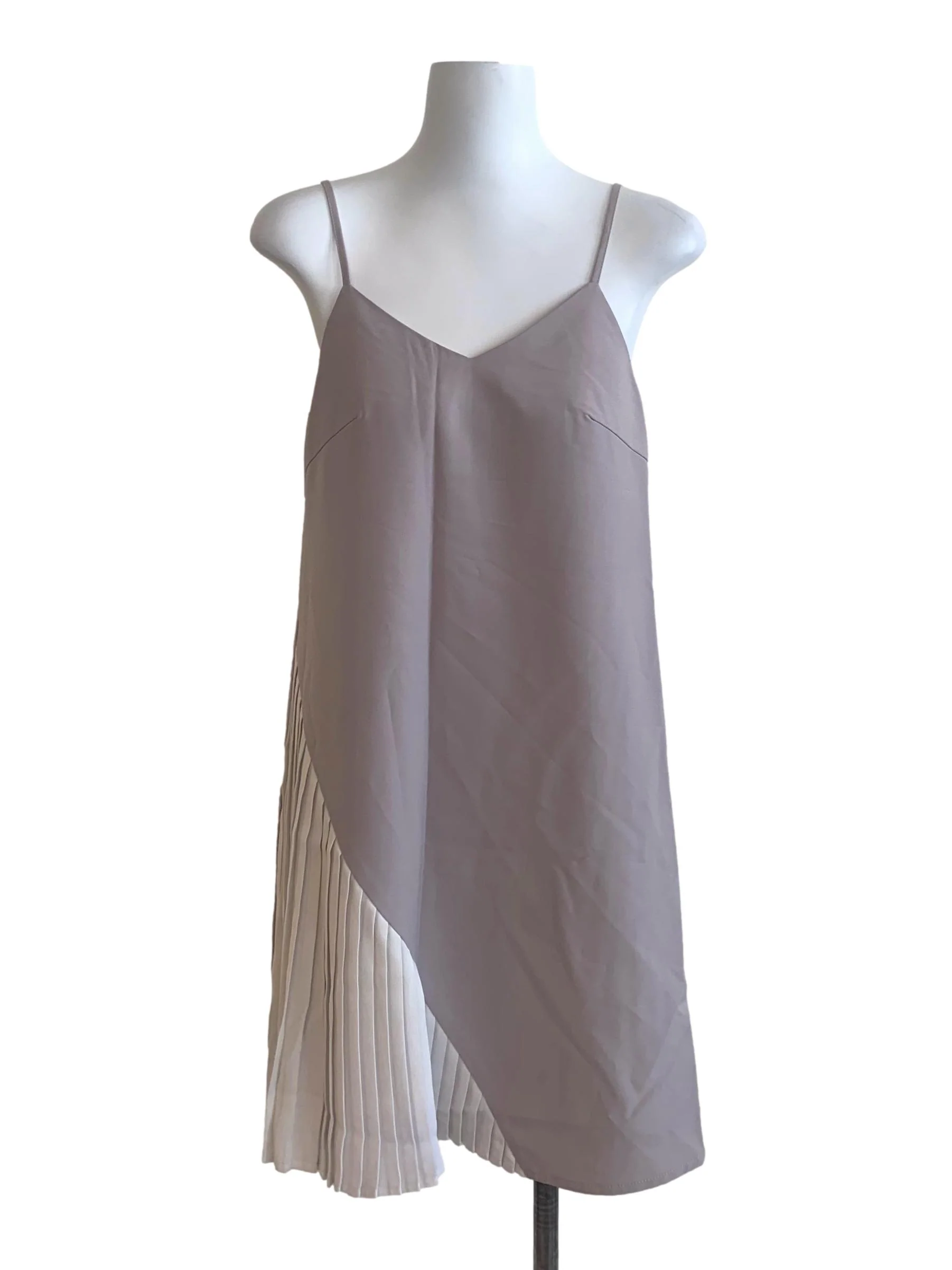 Purple Trapezoid Dress LB