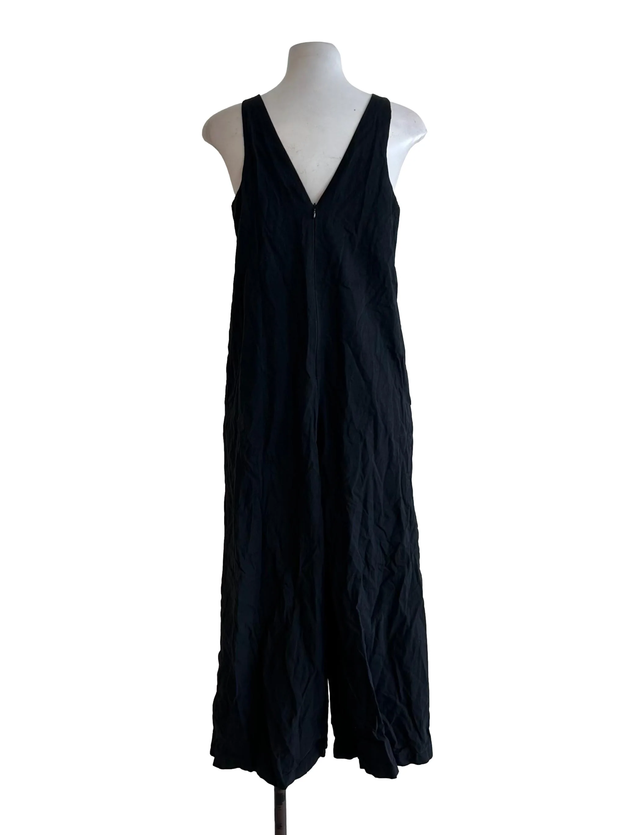 Raven Black Sleeveless Jumpsuit - Image 2