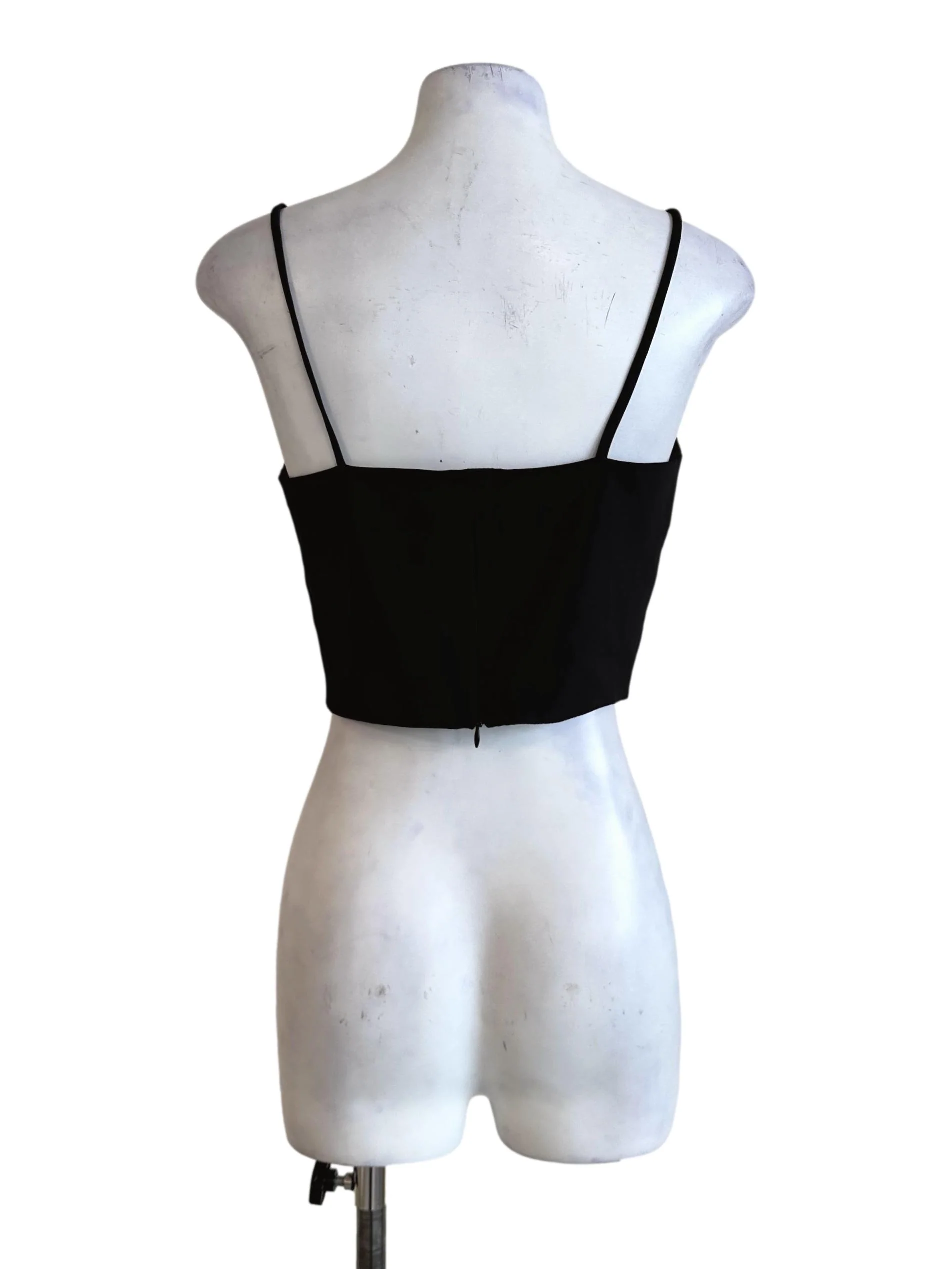Raven Black Sleeveless Top - Image 2