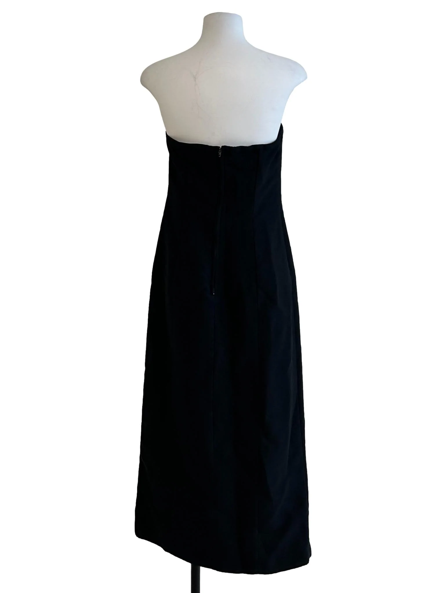 Raven Black Strapless Dress - Image 2