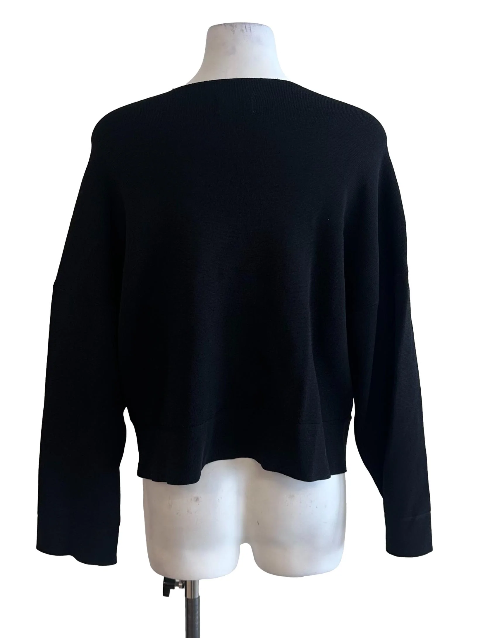 Raven Black V Neck Knit Cardigan OSN - Image 2