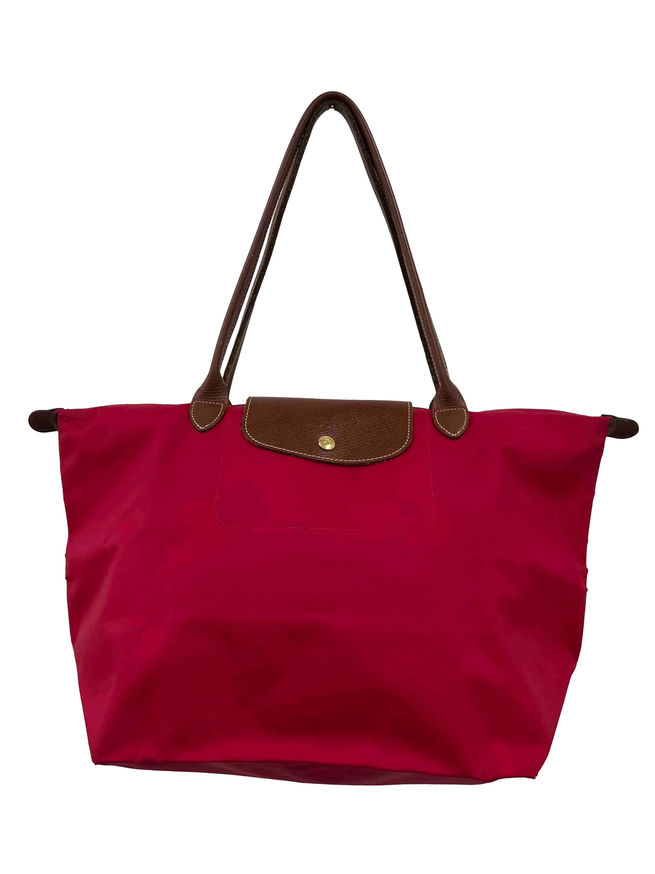 Red Le Pliage Tote Bag