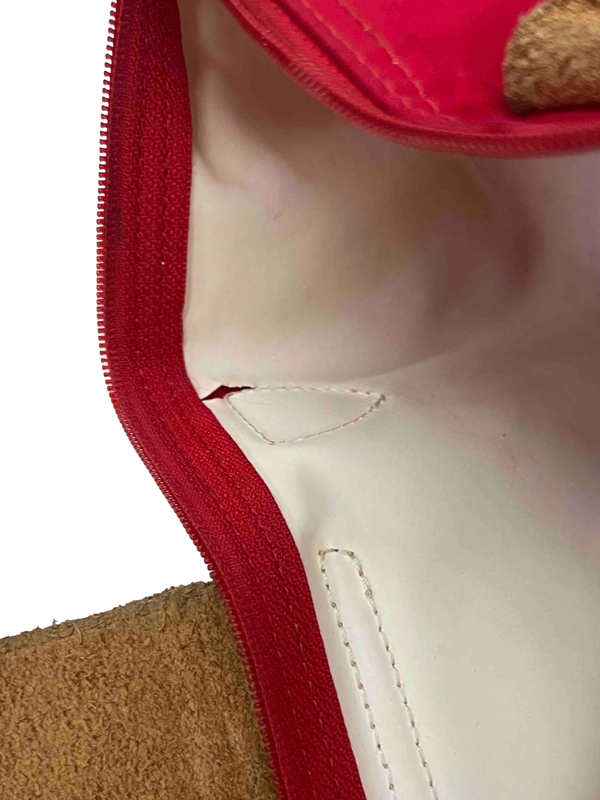 Red Le Pliage Tote Bag - Image 10