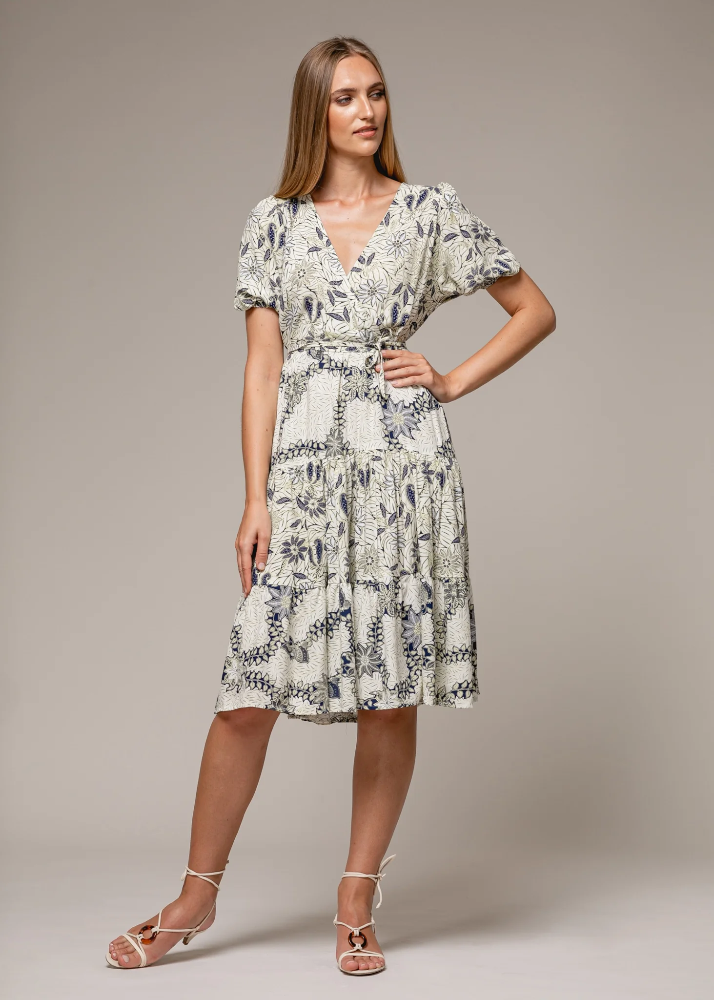 Remi Maxi In Aloe Floral - White CSN - Image 3