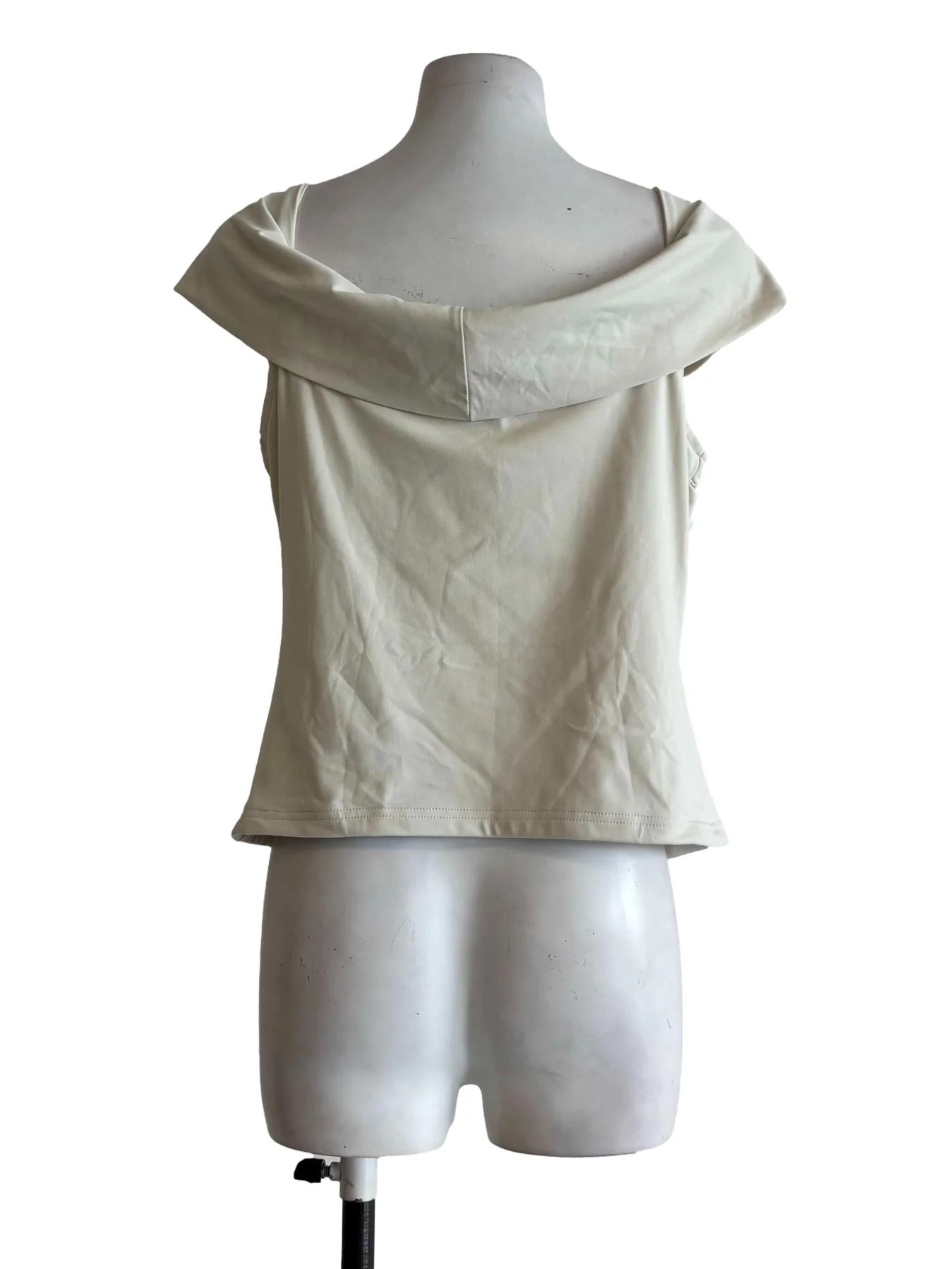 Rice White Front Twist Top - Image 2