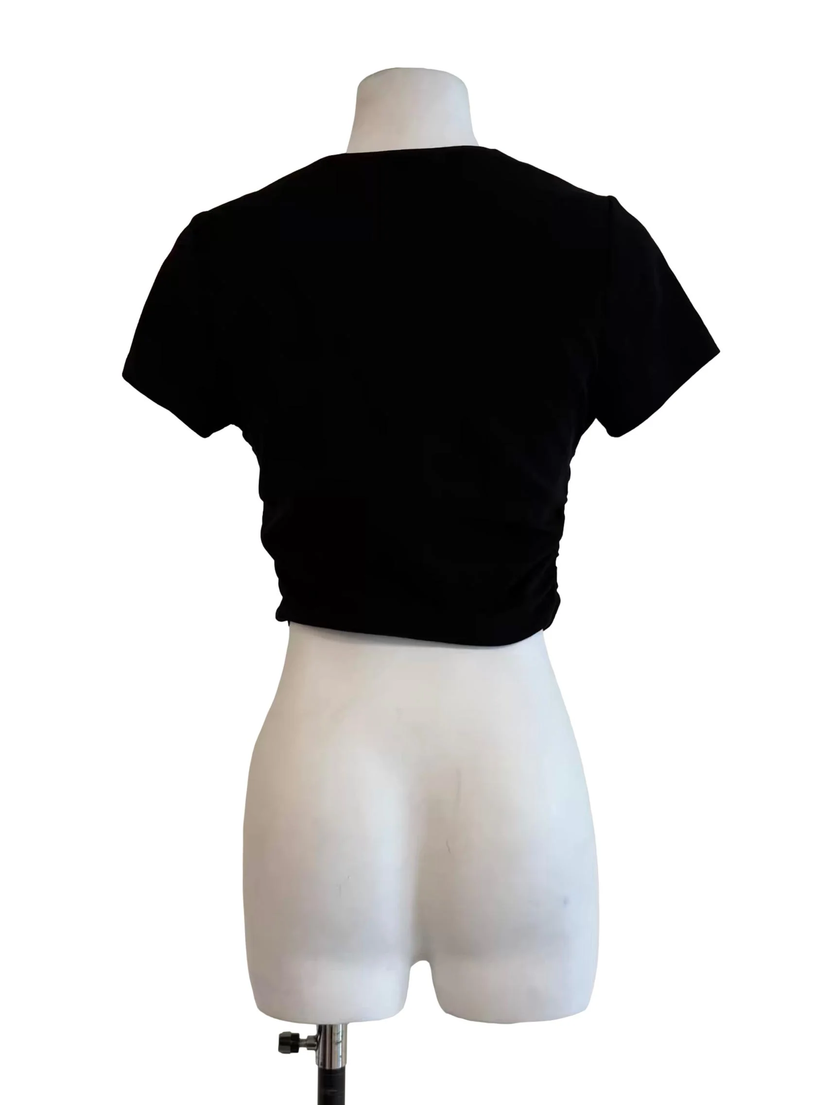 Rich Black Padded Tank Top - Image 2