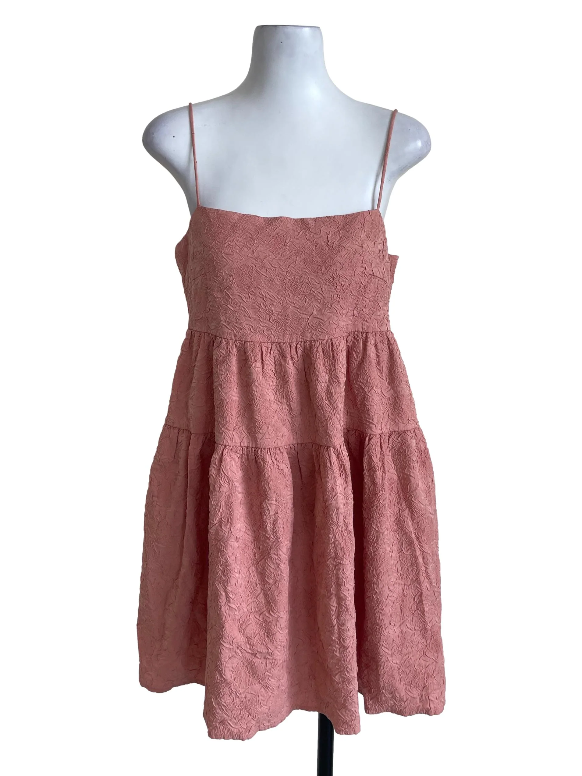 Rose Gold Tiered Dress