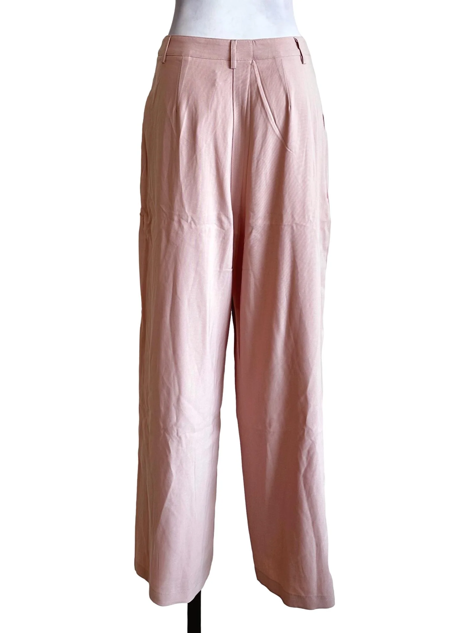 Rose Pink Plain Pants - Image 2
