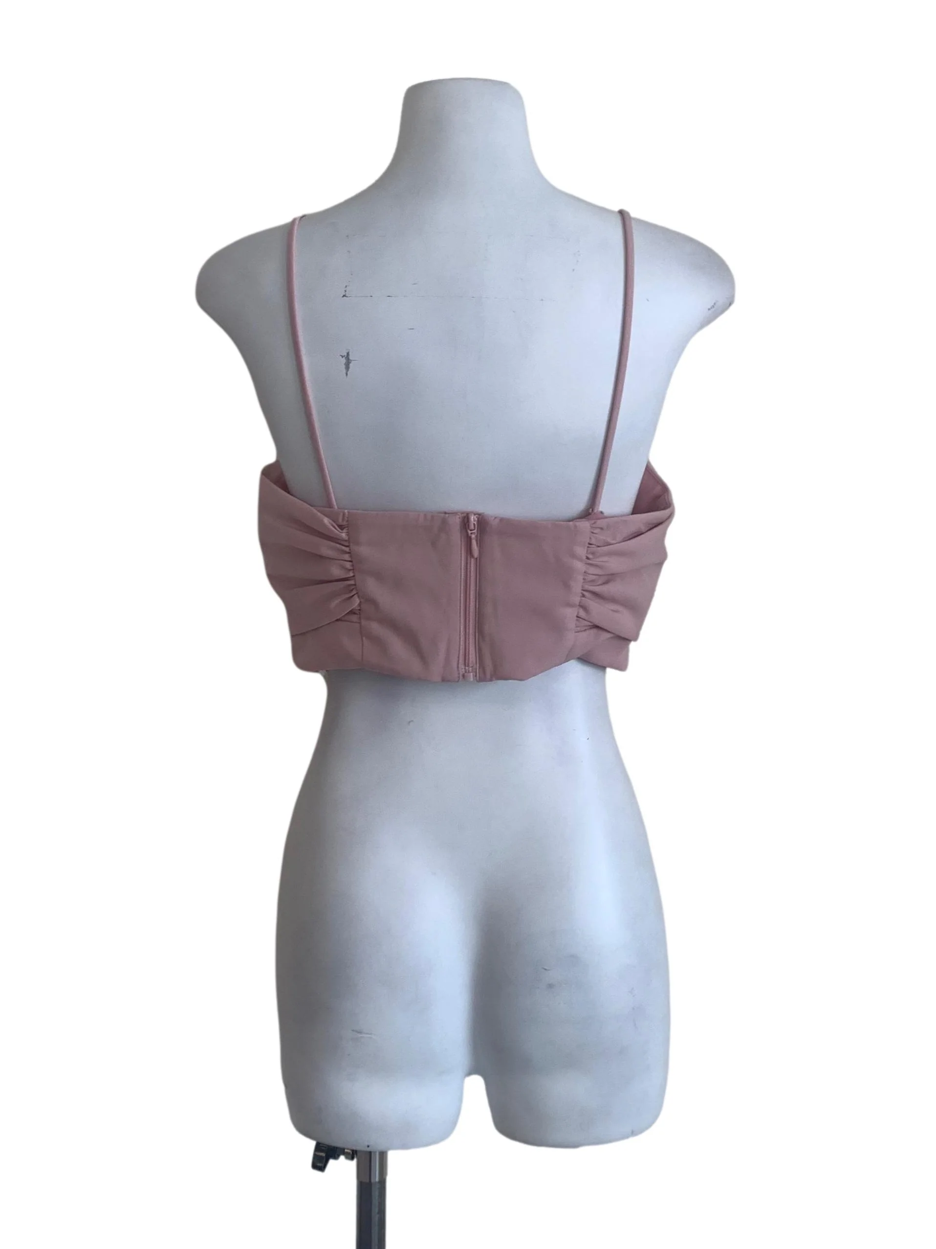 Rose Pink Spaghetti Strap Top - Image 2