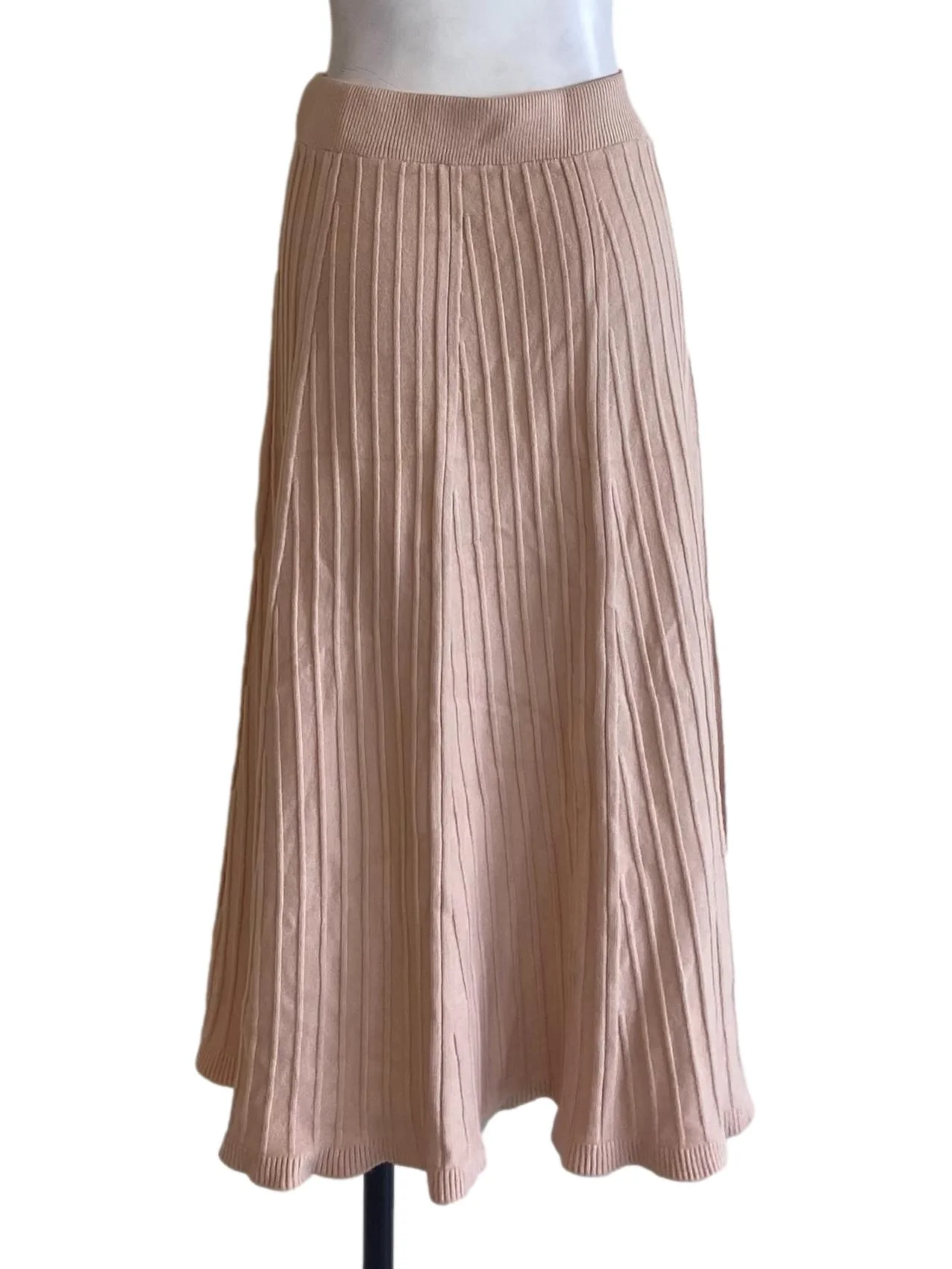 Rose Pink Stripe Line Skirts - Image 2