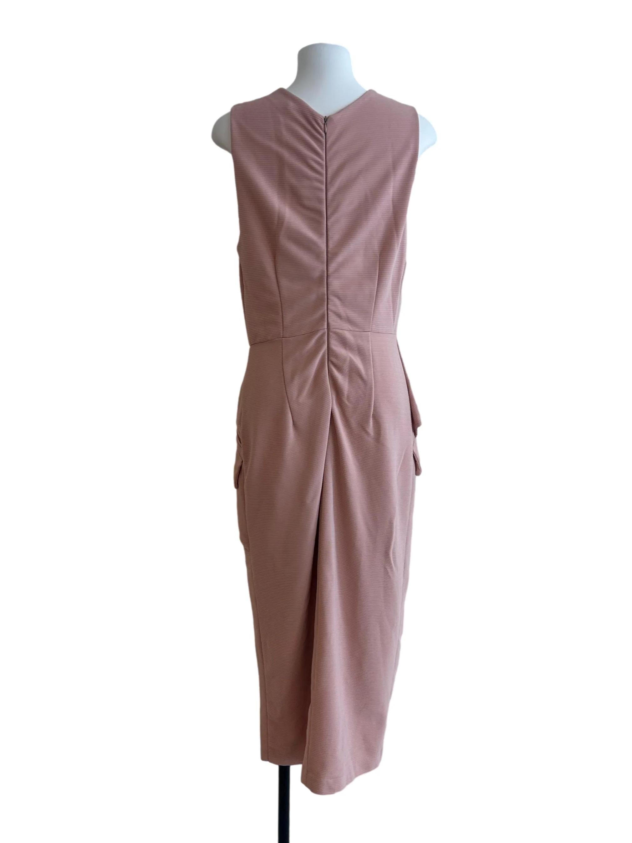 Rose Pink Textured Dress - Image 2