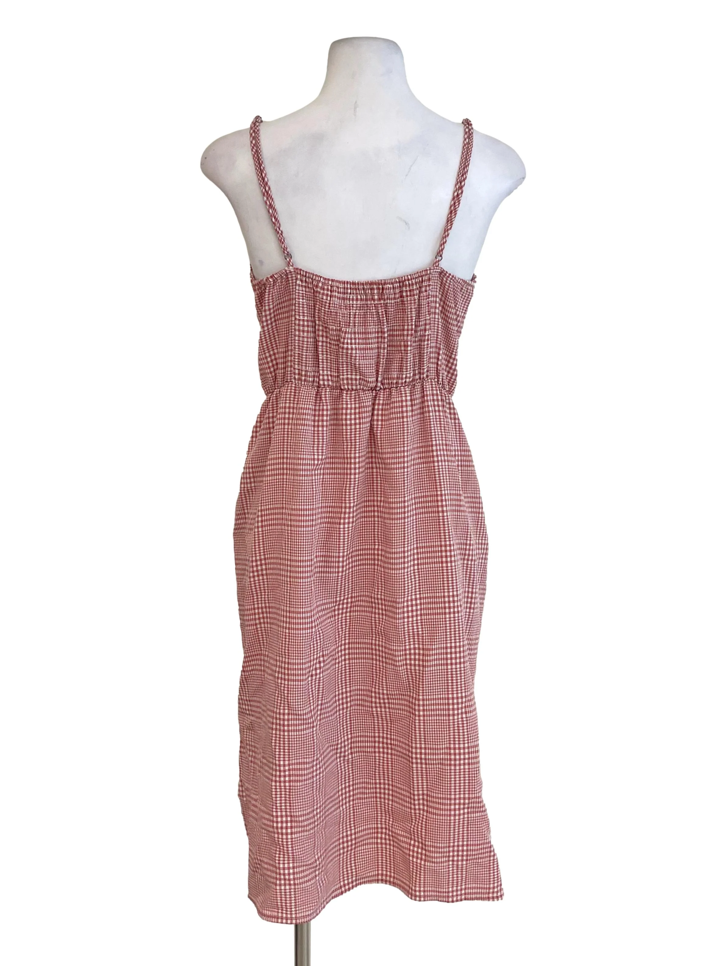 Rouge Checks Knot Cami Dress - Image 2