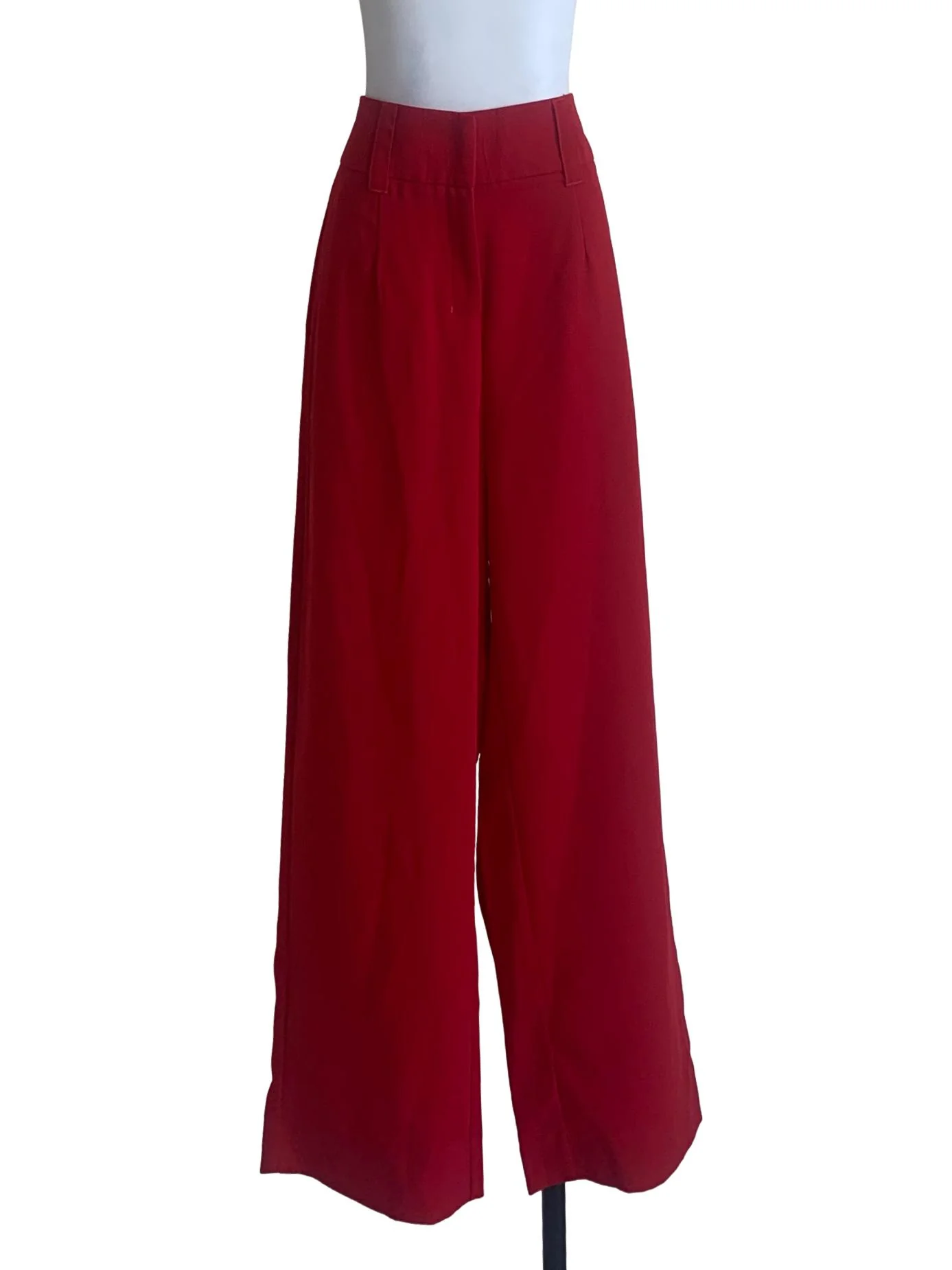 Ruby Red Wide Leg Pants