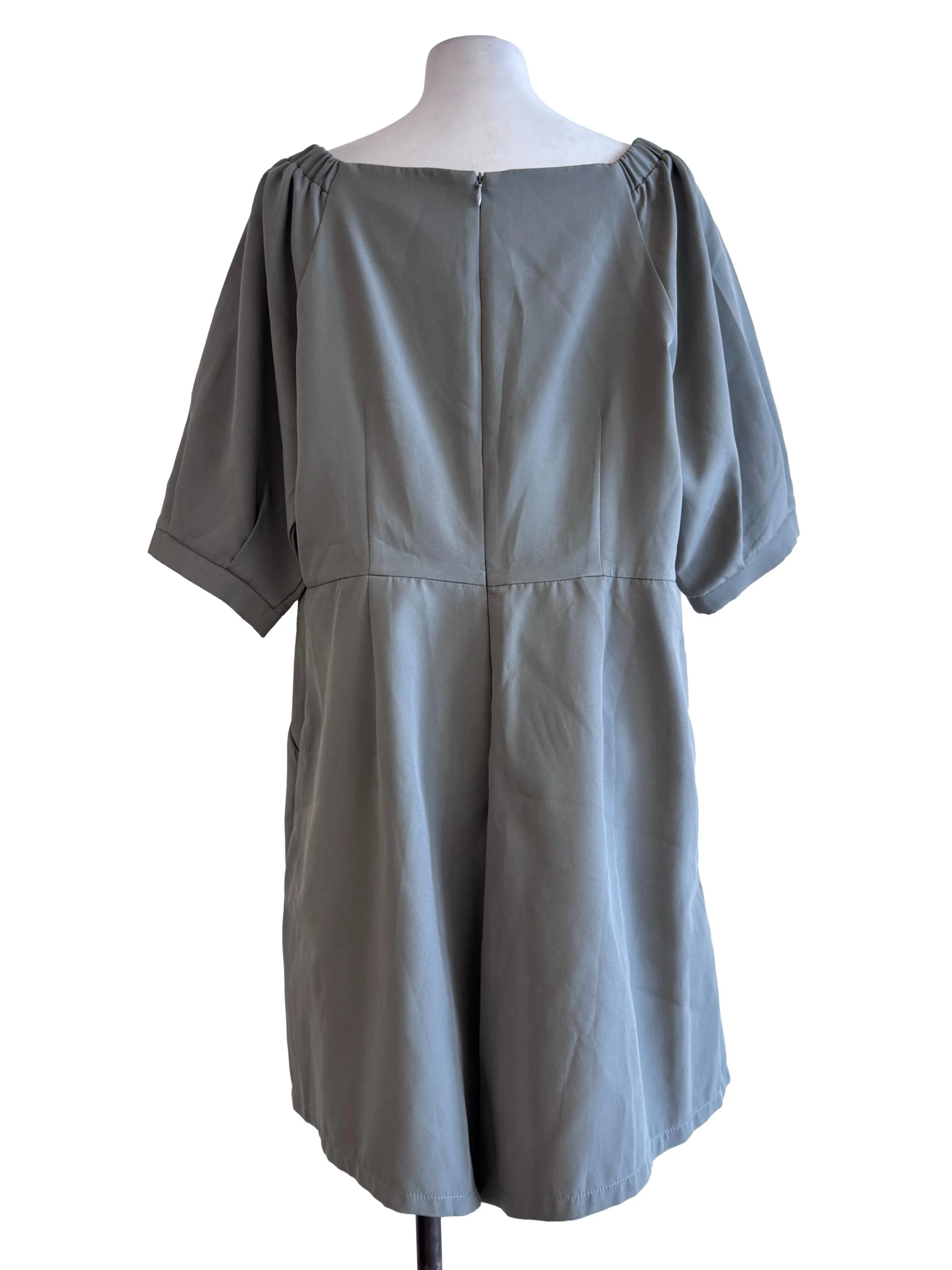 Sage Green Buttoned Rompers - Image 2