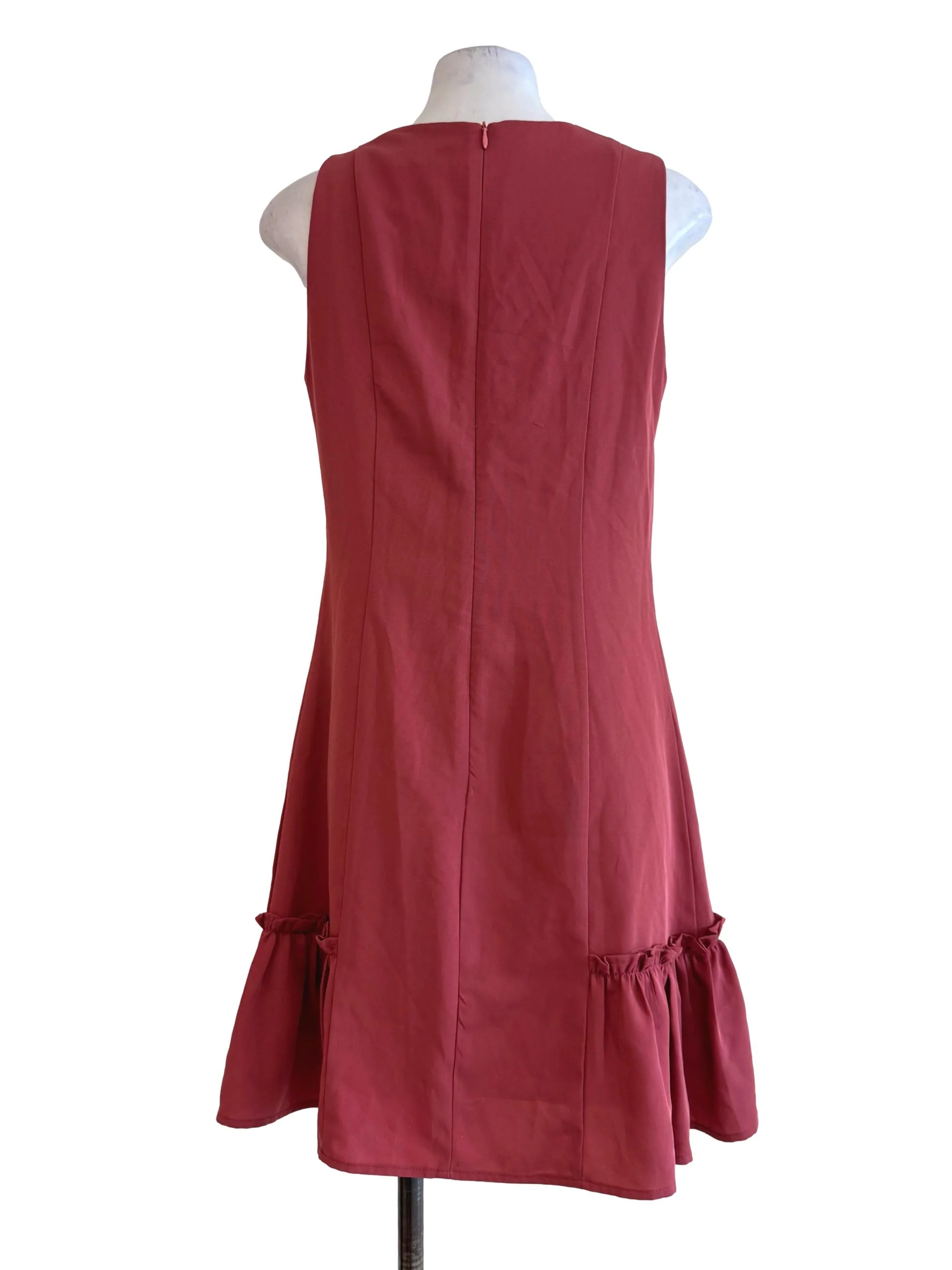 Salmon Pink Empire Dress - Image 2