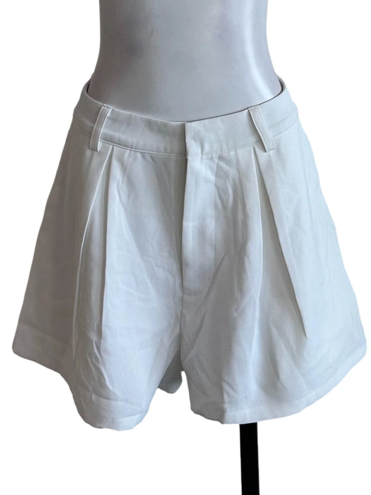 Salt White Casual Shorts