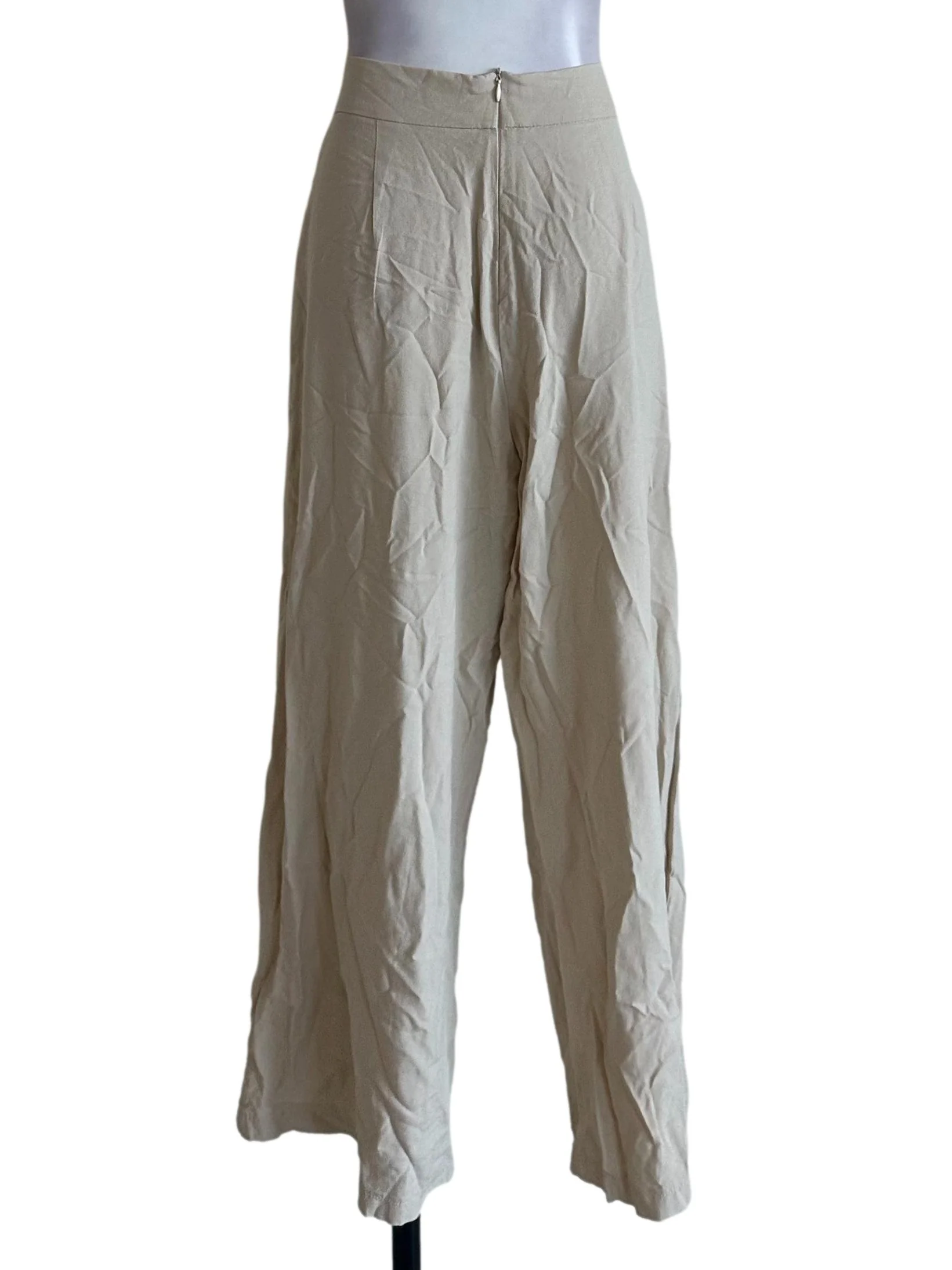 Sand Beige Strap Long Pants - Image 2