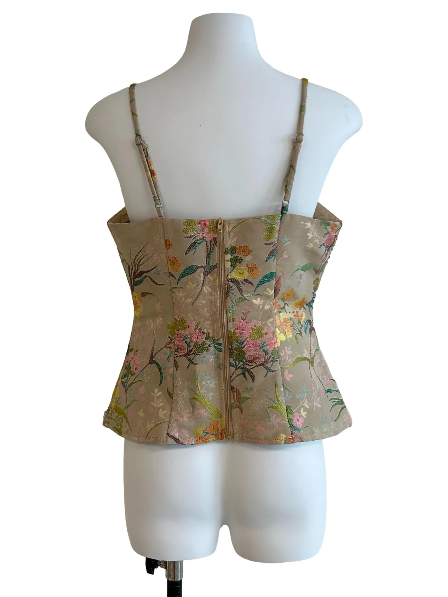Sand Brown Floral Top - Image 2