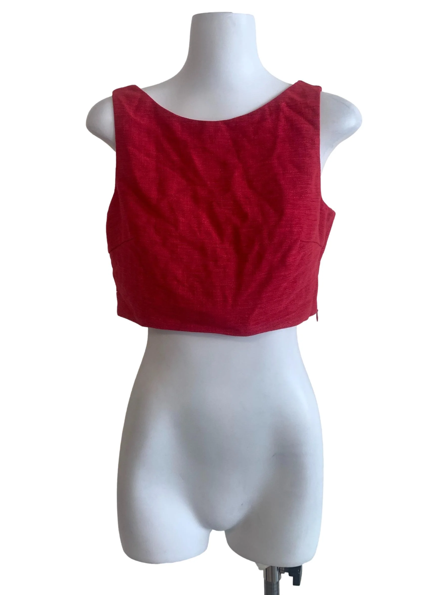 Scarlet Red Crop Top