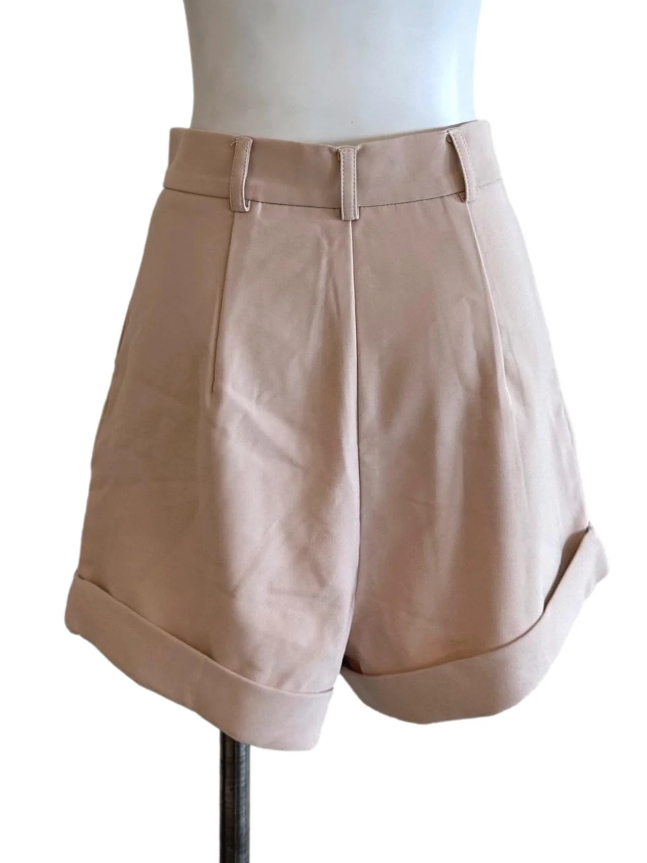 Sepia Beige Casual Shorts - Image 2