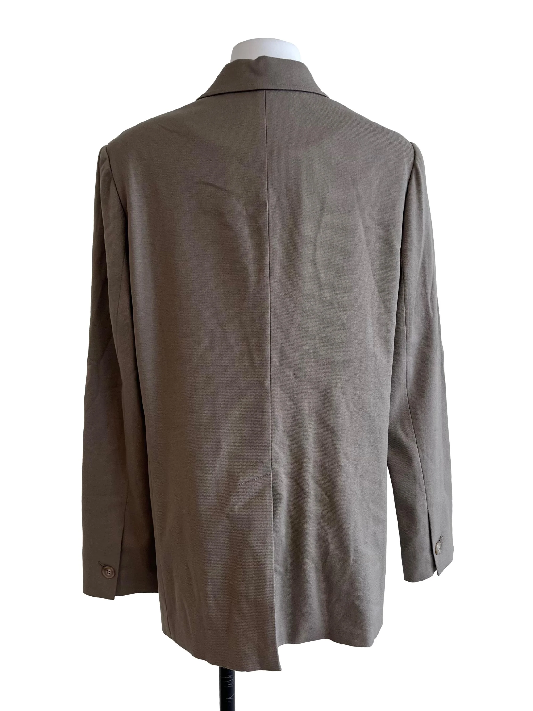 Sepia Grey Double Breasted Blazer - Image 2