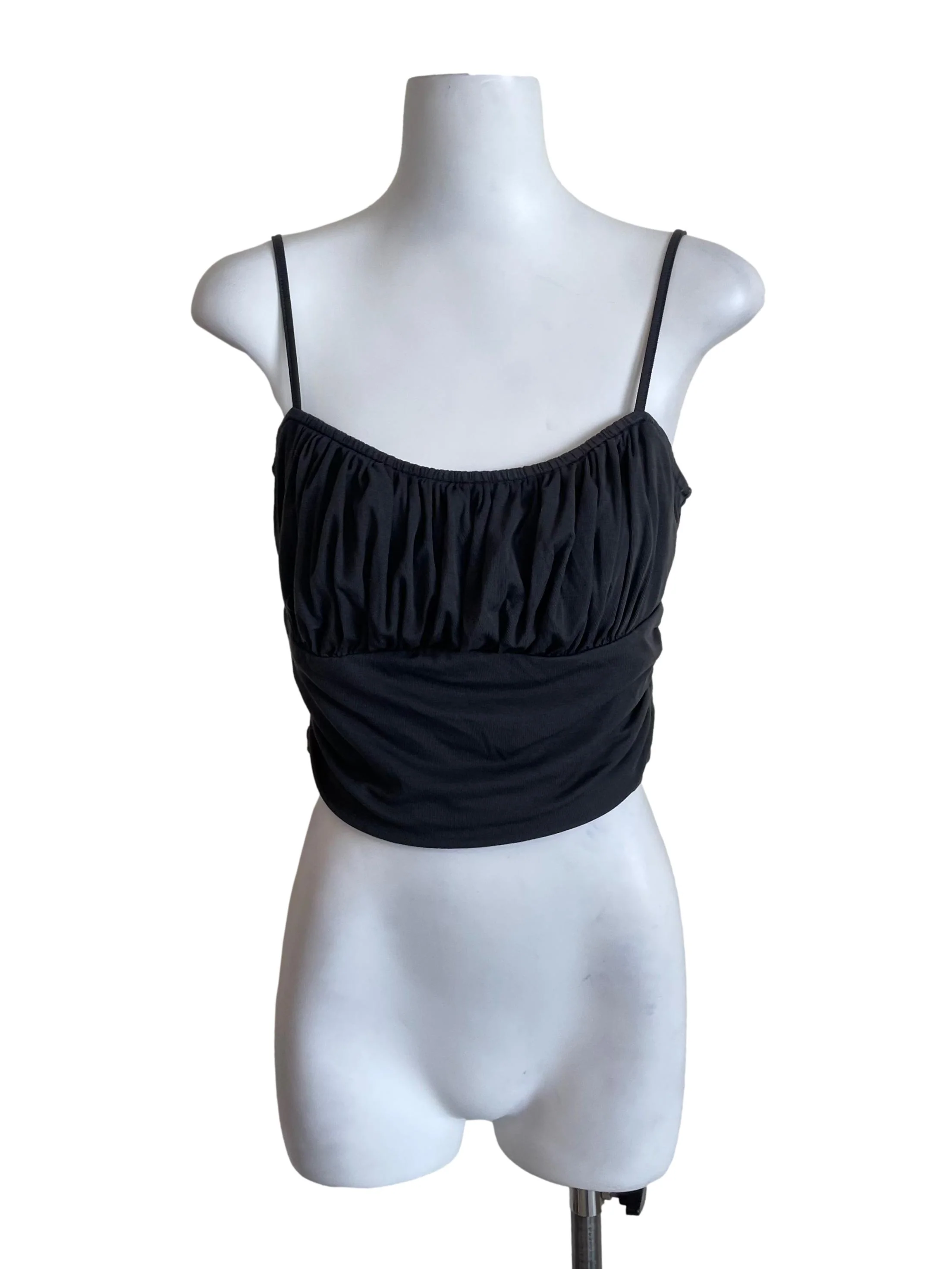 Shadow Draped Milkmaid Mini Top