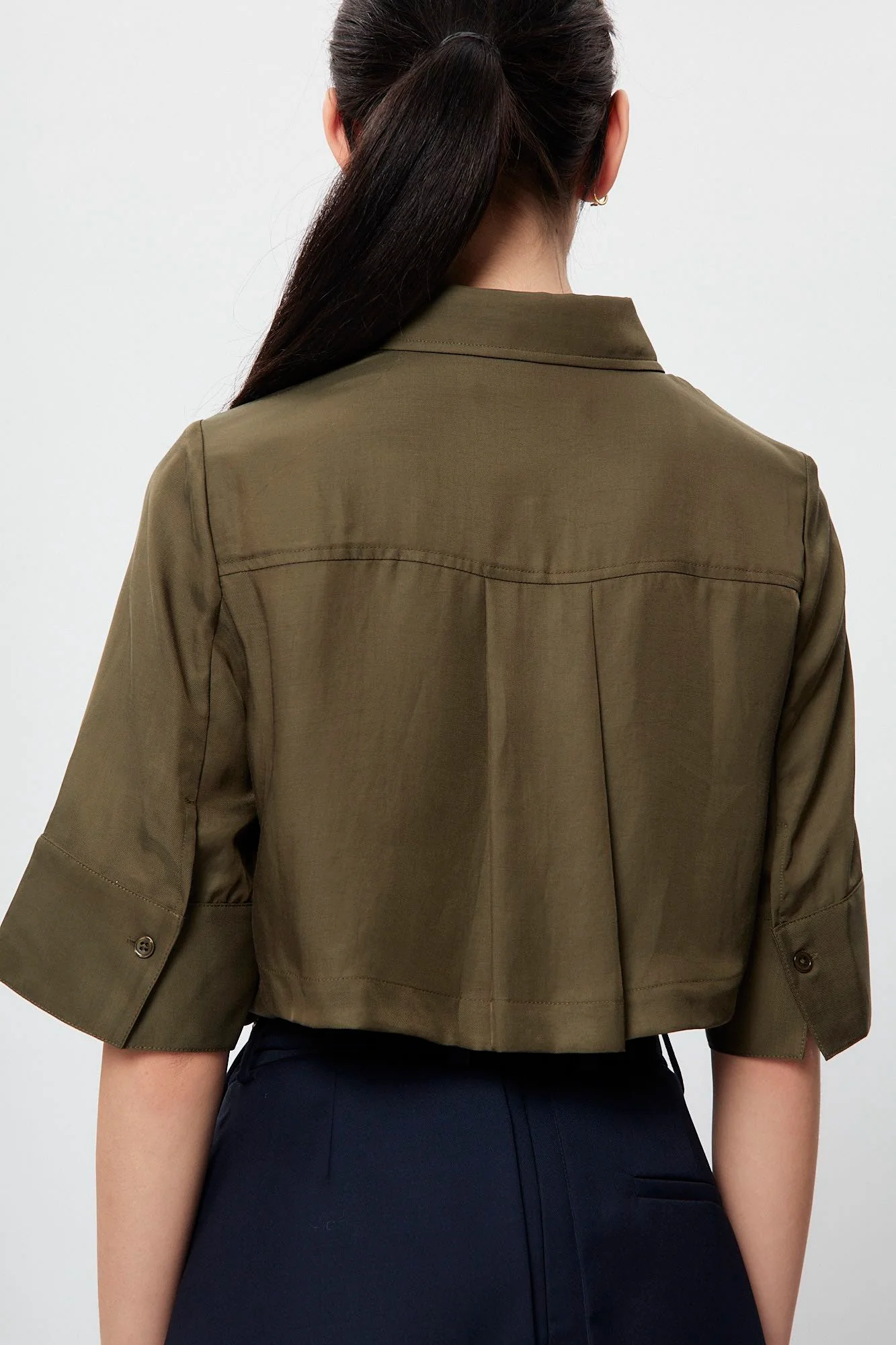 Signature Layers Shirt In Military Green CSN - Image 2