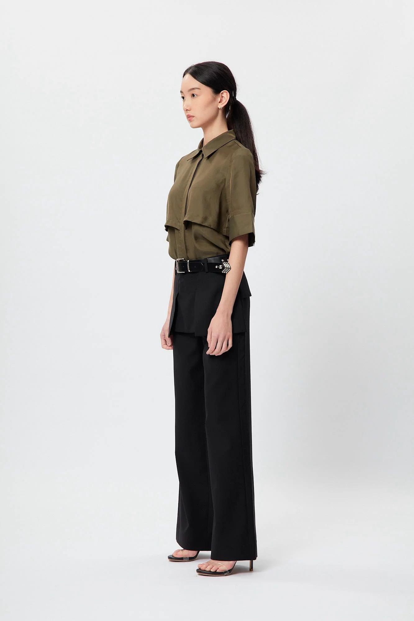 Signature Layers Shirt In Military Green CSN - Image 4