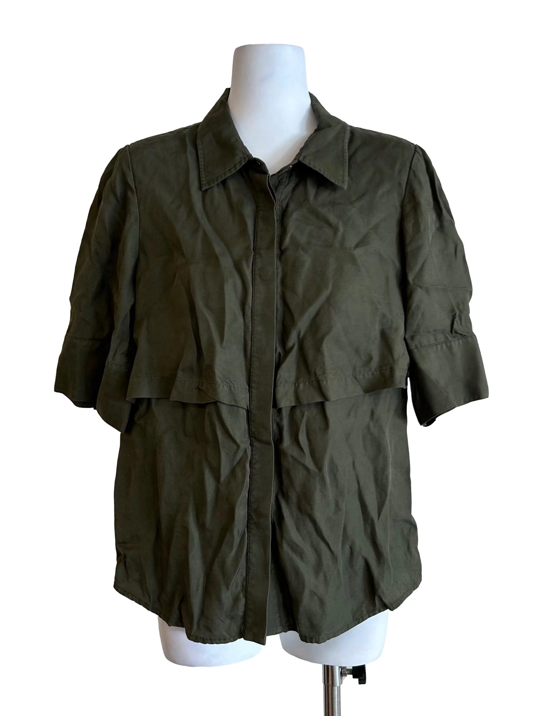 Signature Layers Shirt In Military Green CSN - Image 6