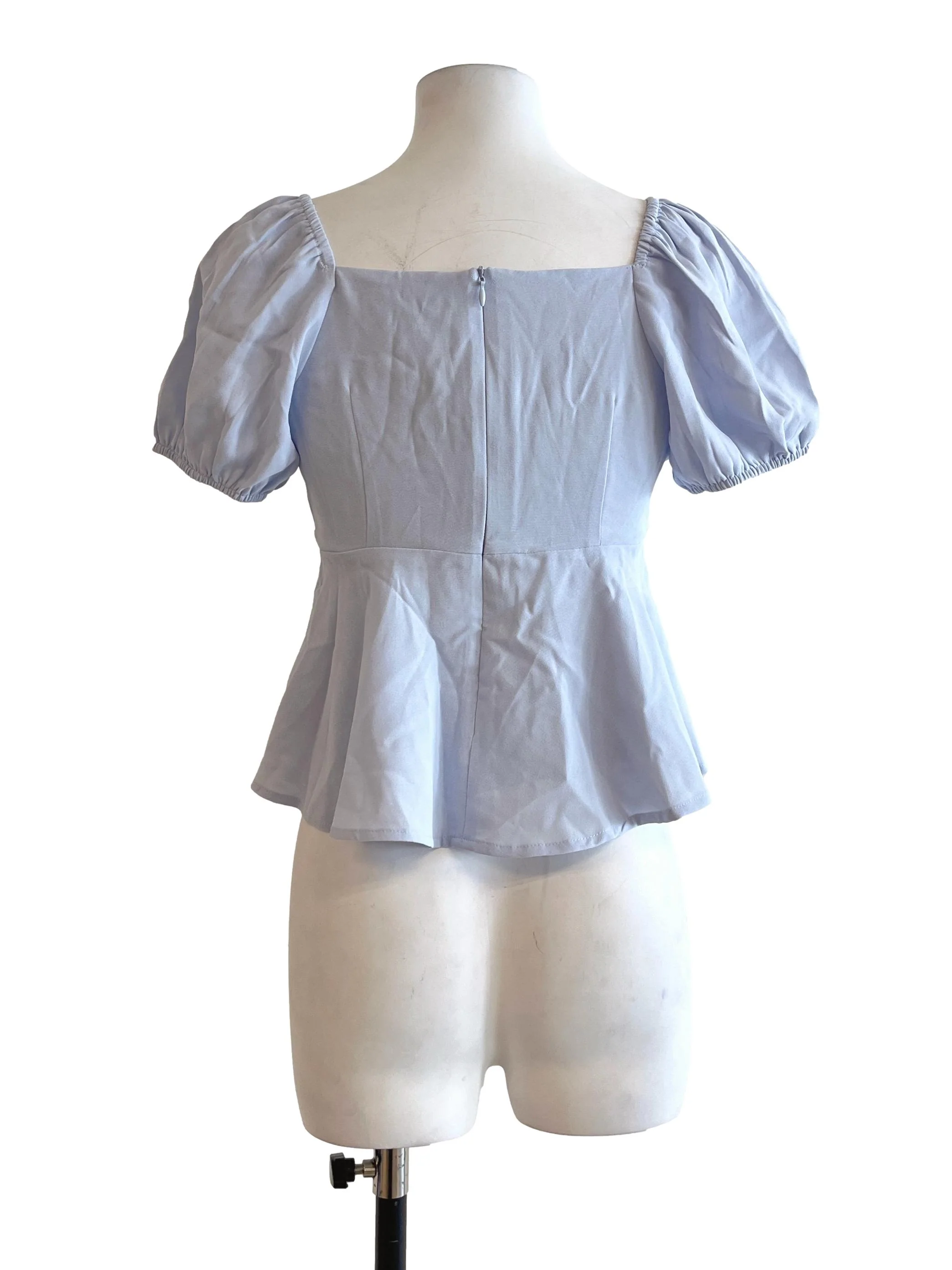 Sky Blue Sweetheart Blouse - Image 2