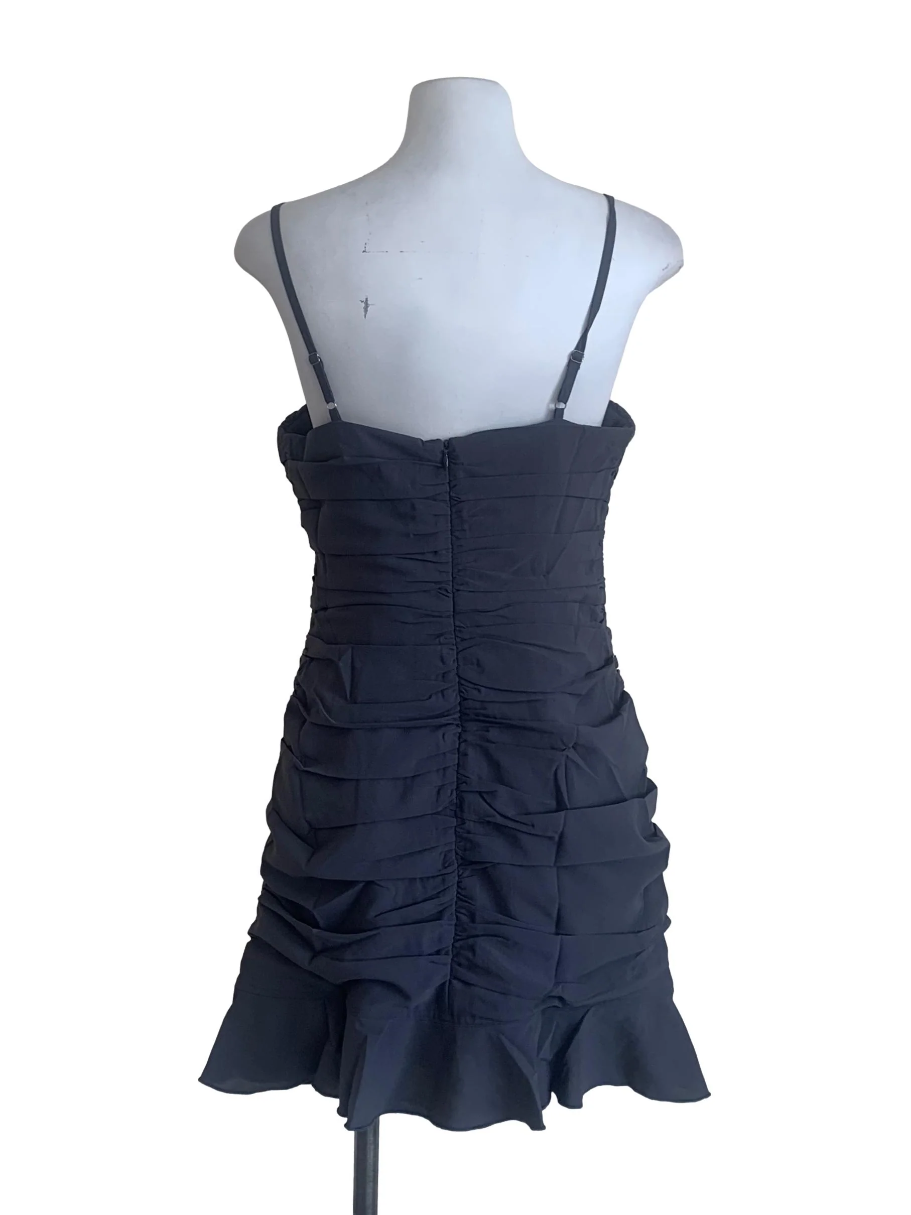 Slate Grey Spaghetti Strap Dress - Image 2
