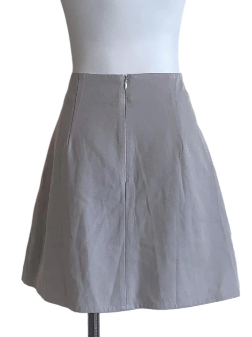 Smoke Grey A-Line Skort - Image 2