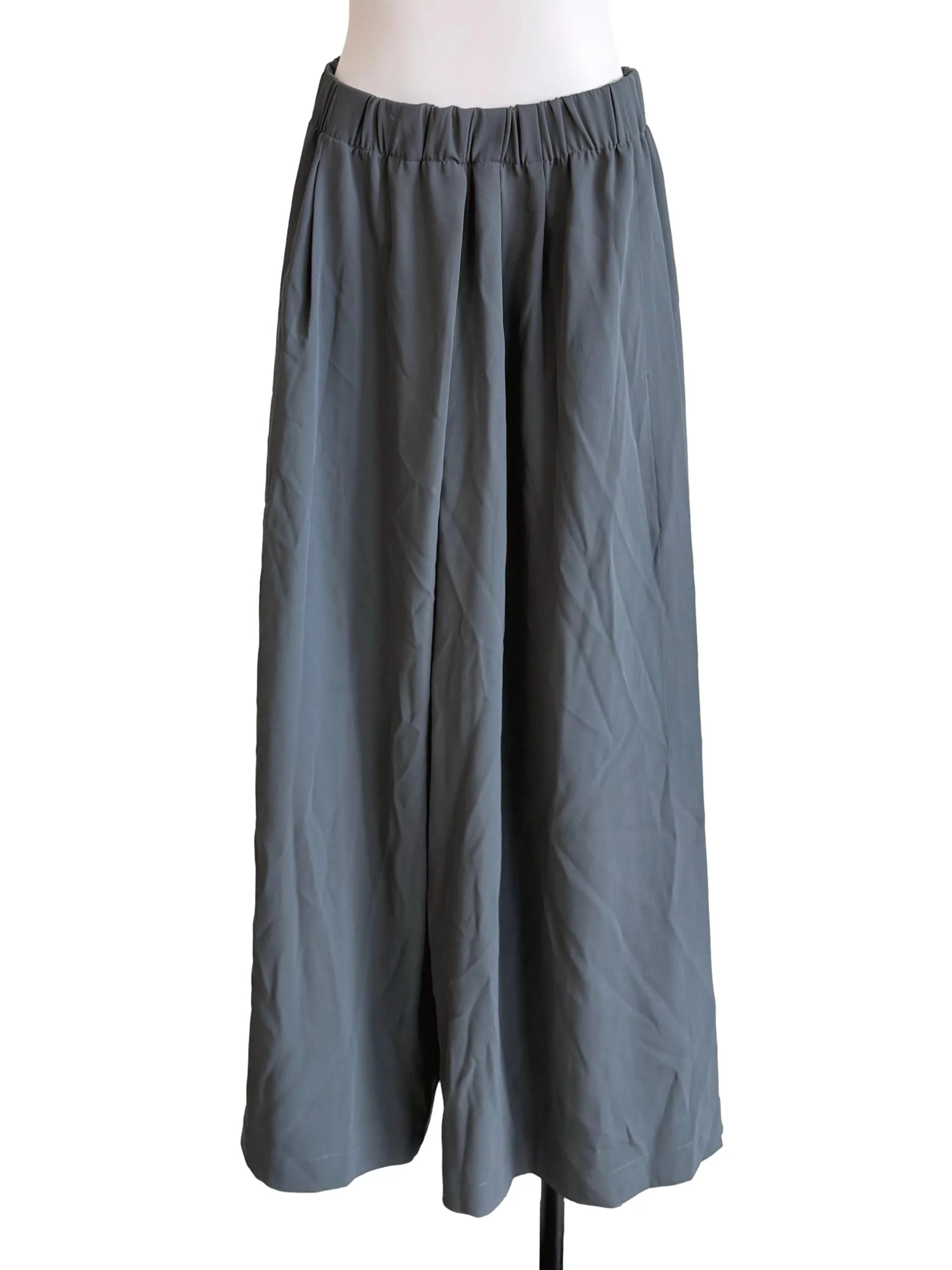 Smoke Grey Slit Culottes