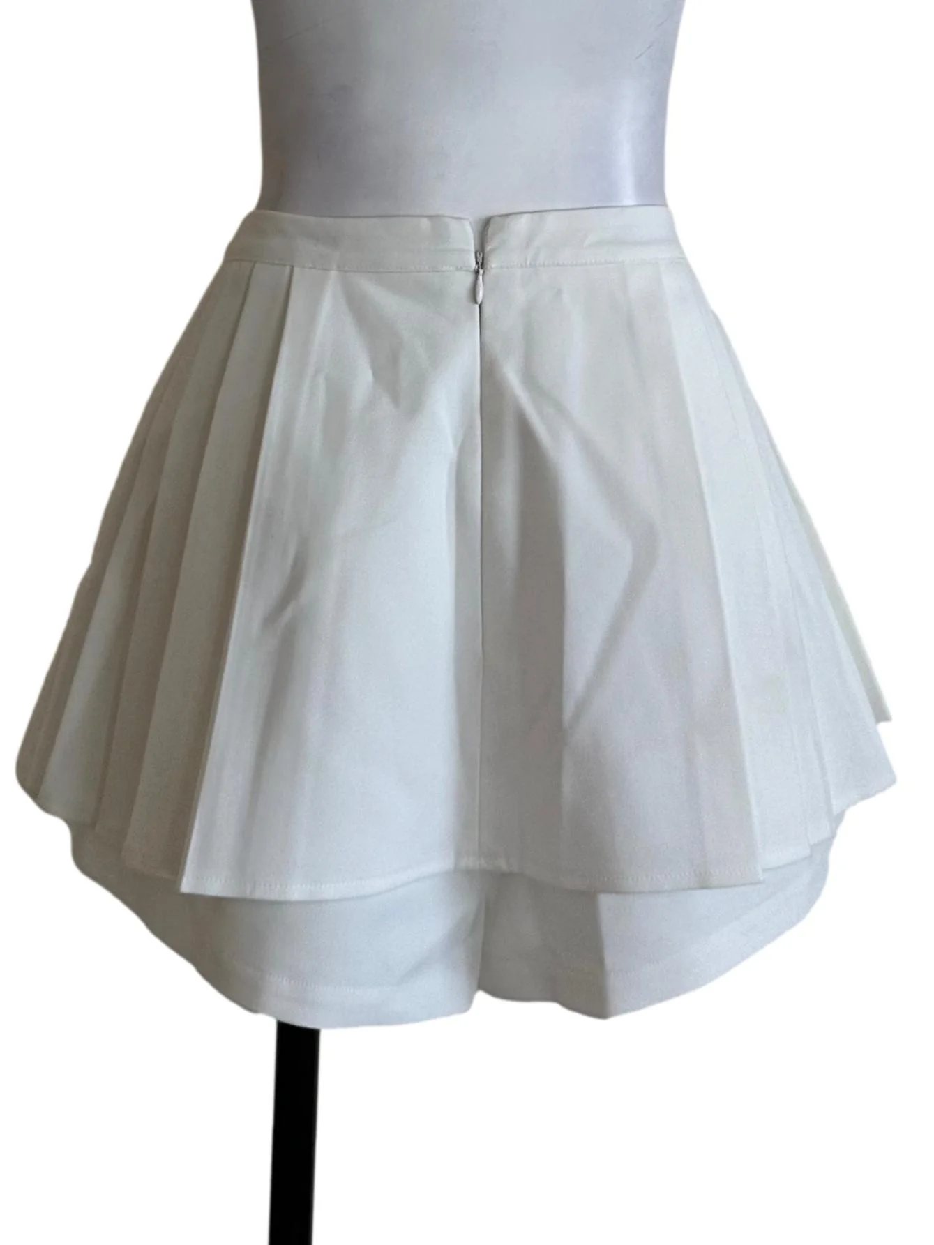 Snow White Side Pleated Skorts - Image 2