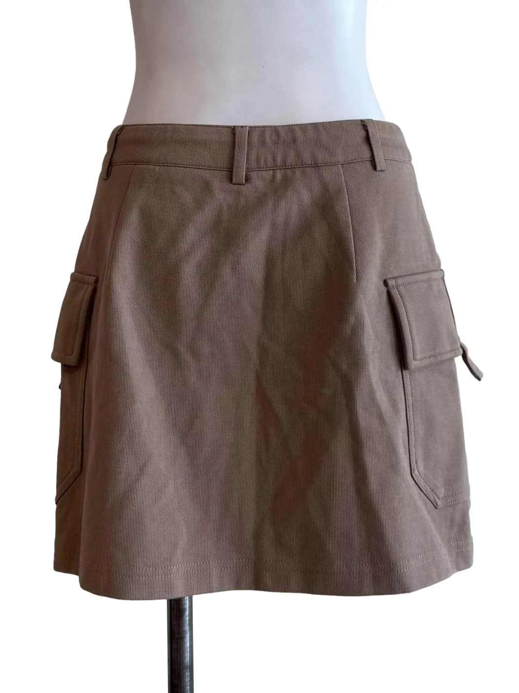 Soft Brown Mini Skirt - Image 2