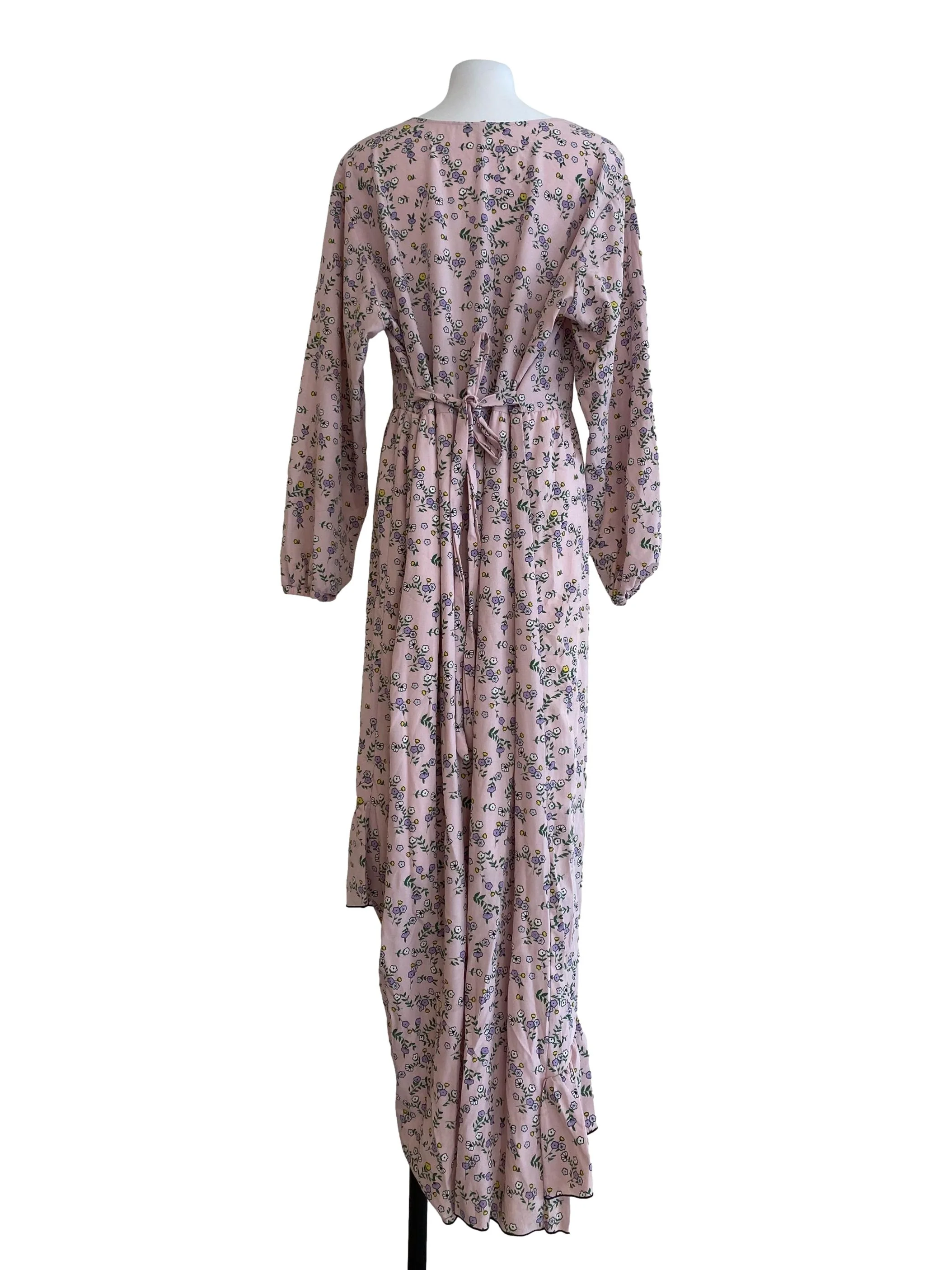 Soft Pink Flowery Dress - Image 2