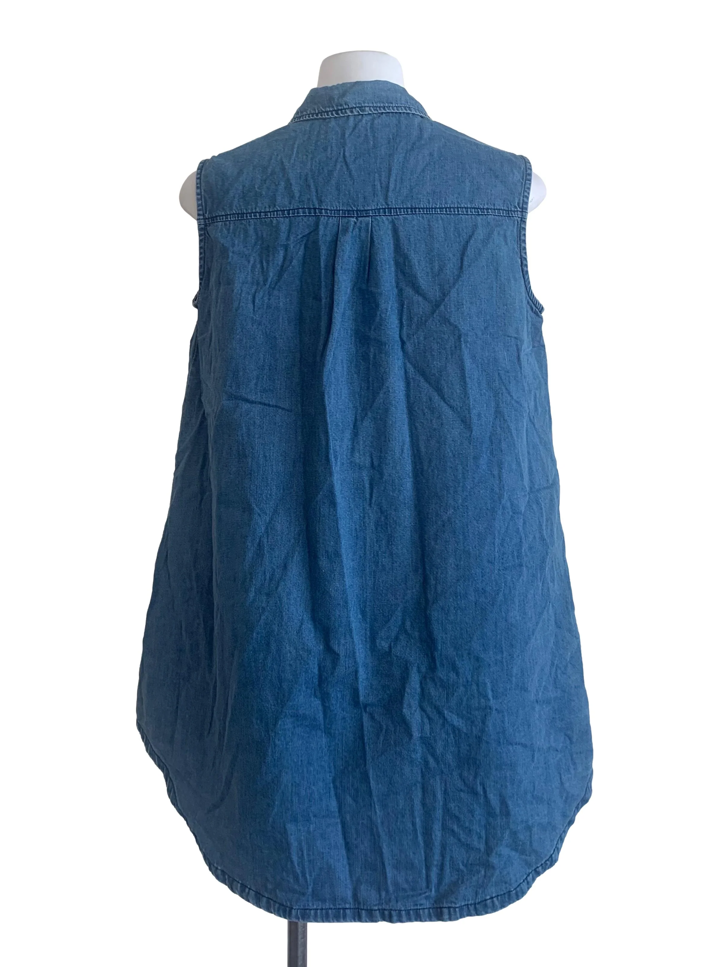 Spruce Blue Collared Tent Dress - Image 2