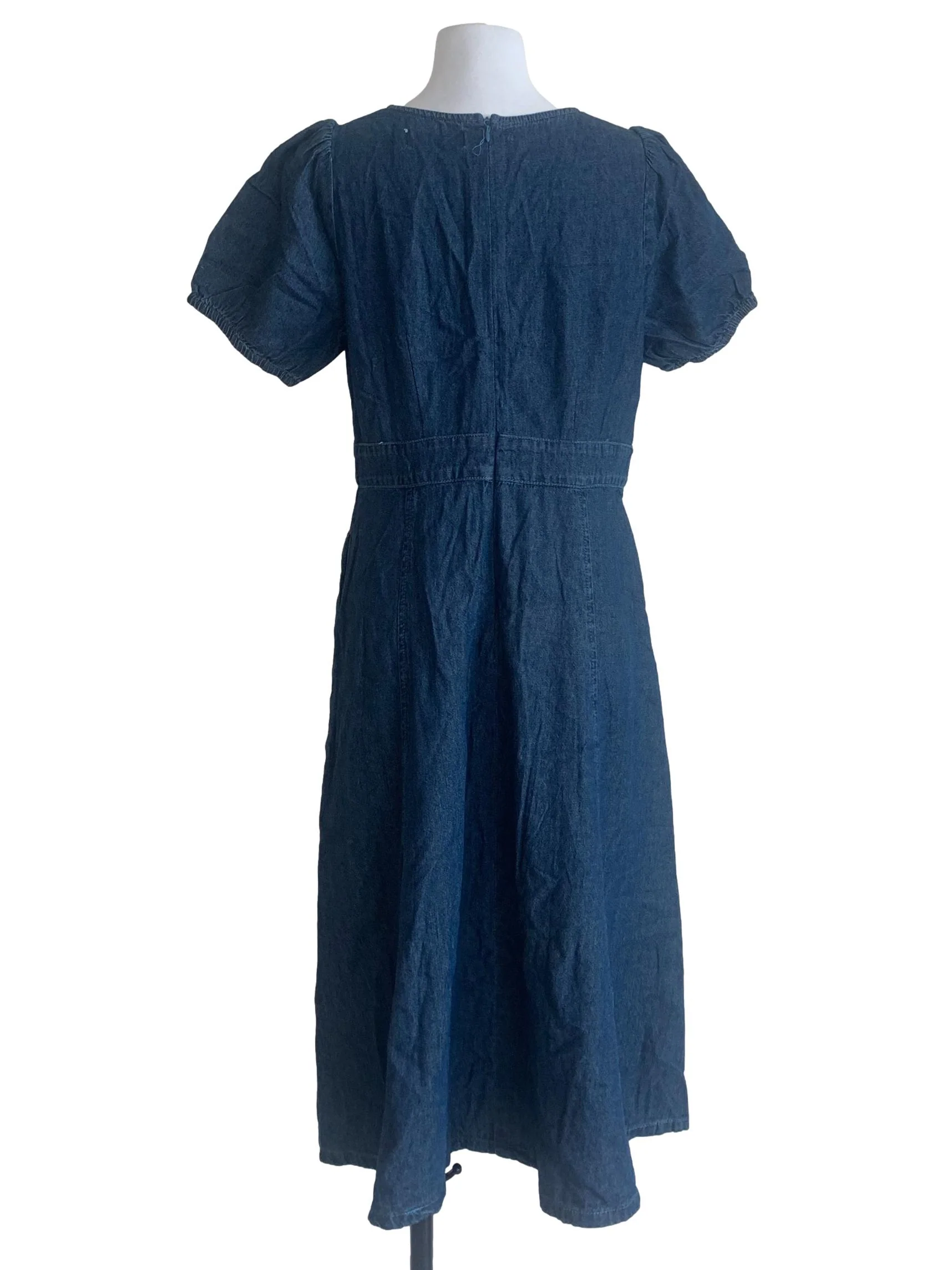 Denim Blue Empire Dress - Image 2