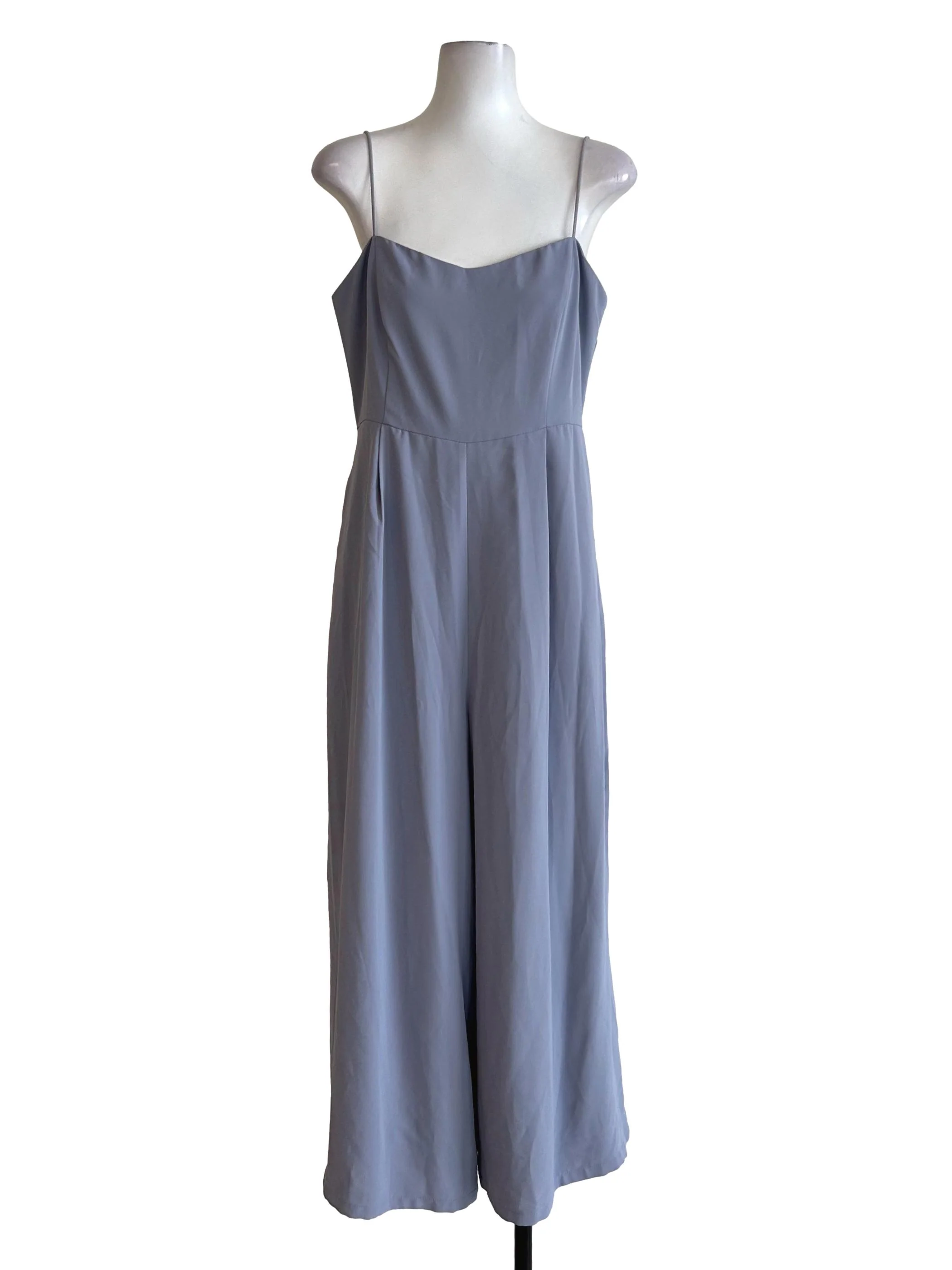 Steel Blue Empire Jumpsuit