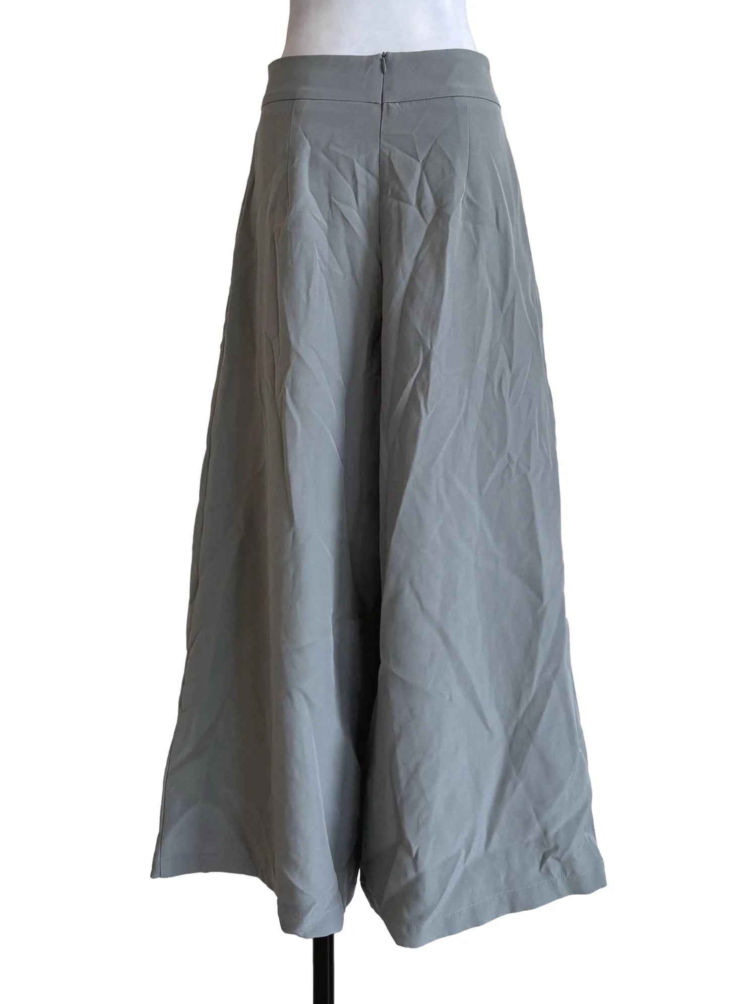 Steel Grey Wide Leg Pants - Image 2