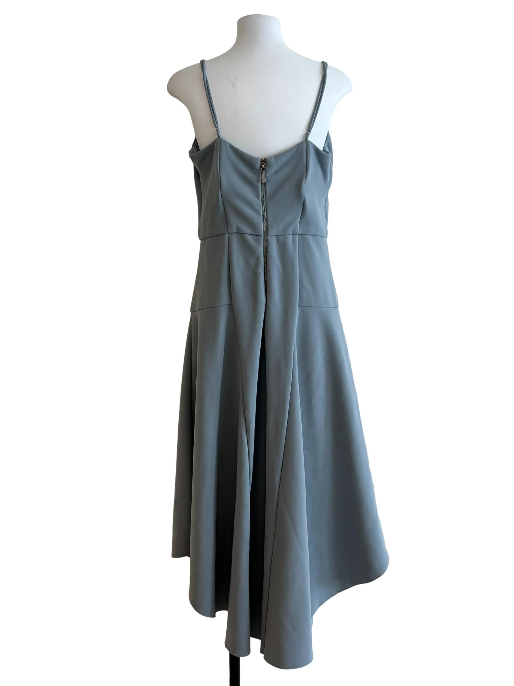 Stone Blue Asymmetrical Dress - Image 2